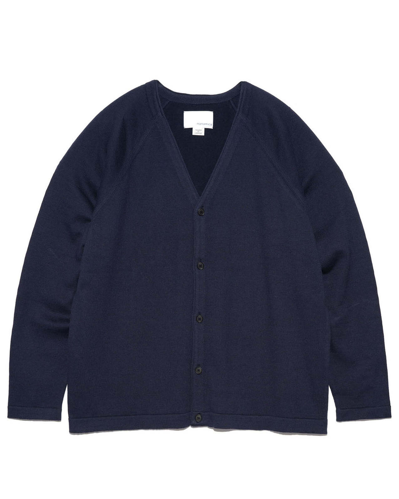 Cotton Cashmere Cardigan - Navy