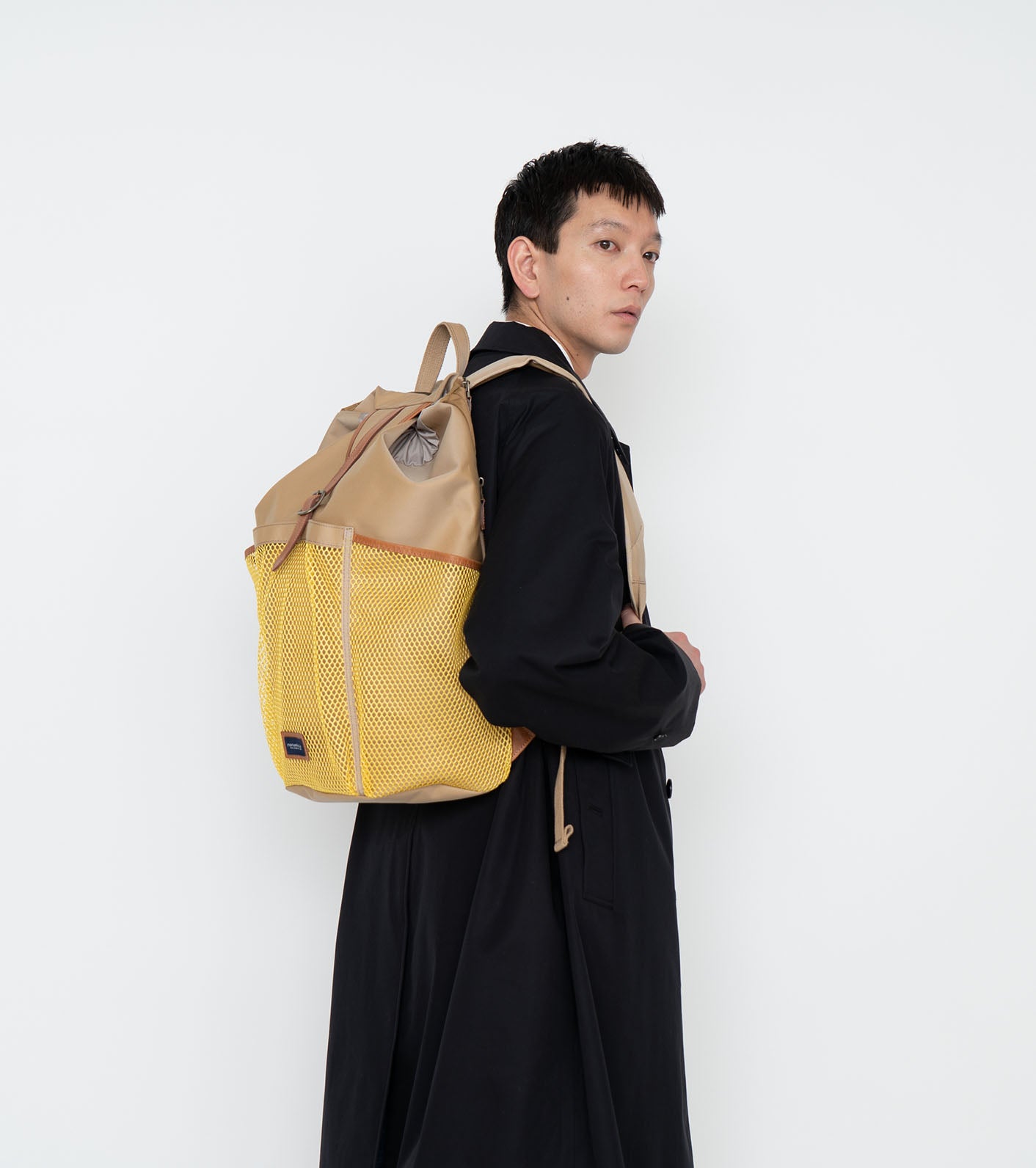 Water Repellent Back Pack - Beige