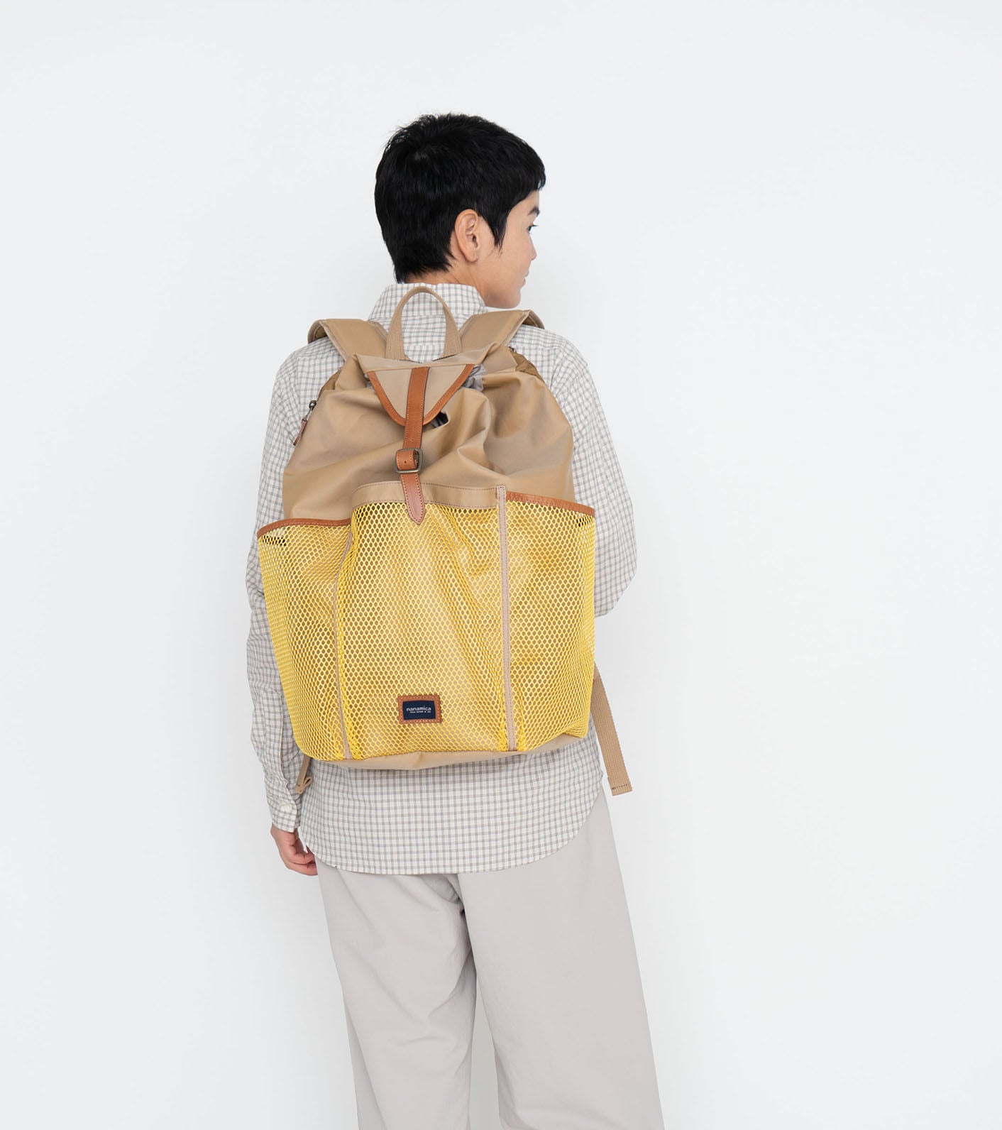 Water Repellent Back Pack - Beige