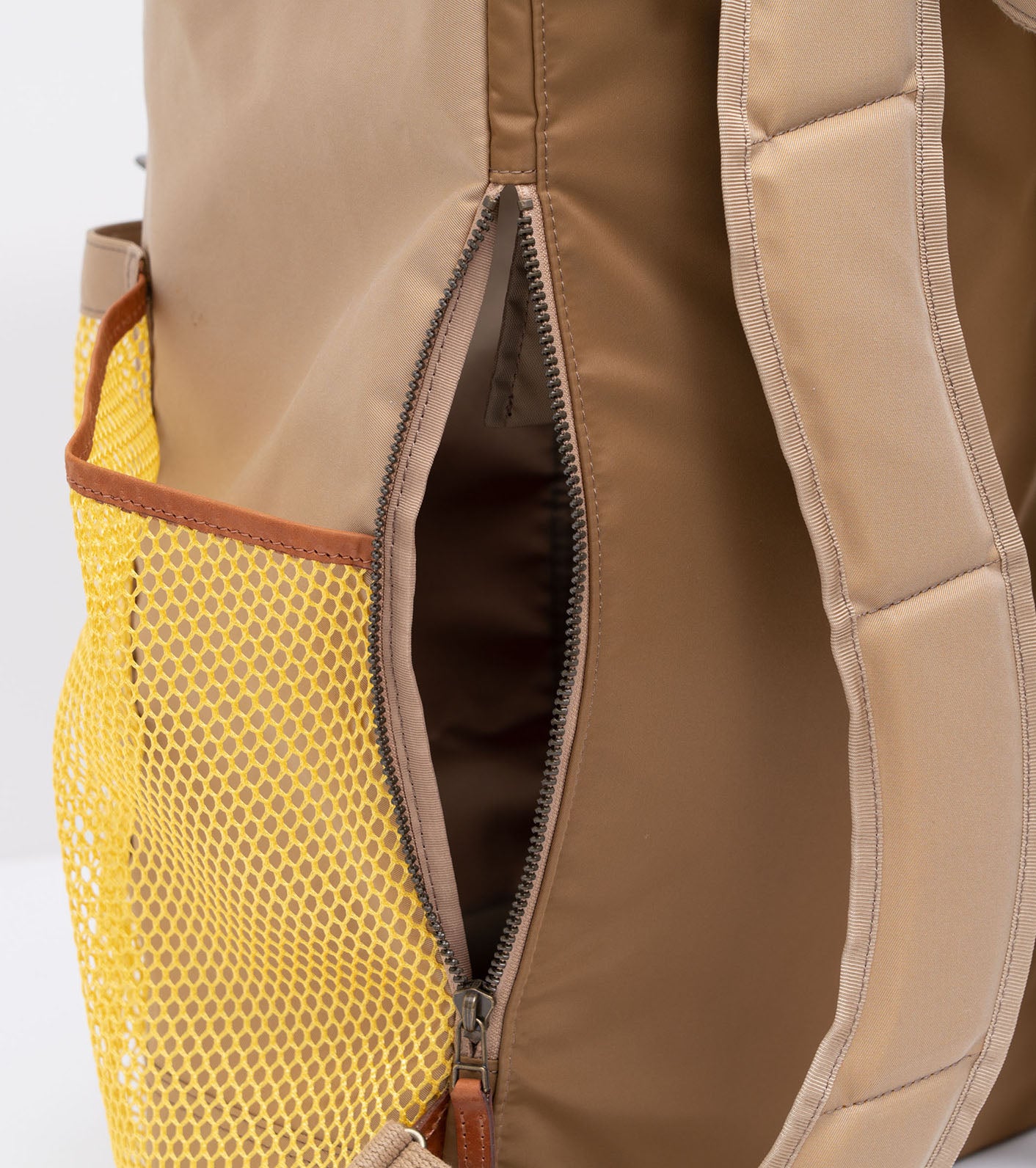 Water Repellent Back Pack - Beige
