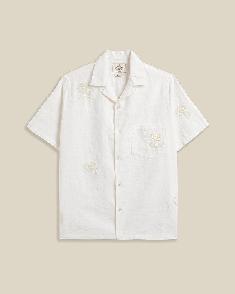 Embroidery Nature Ramie - Ecru