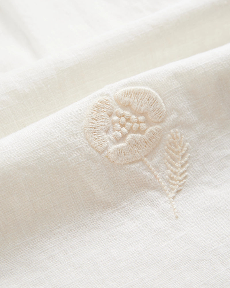 Embroidery Nature Ramie - Ecru