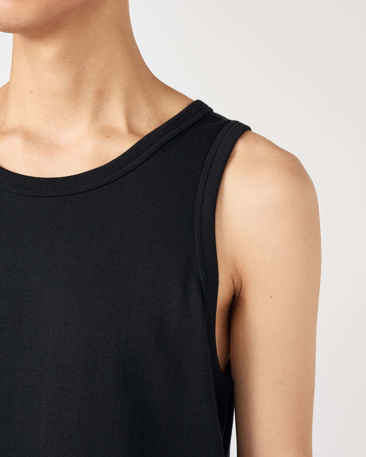 Loopwheel COOLMAX Jersey Tank - Black