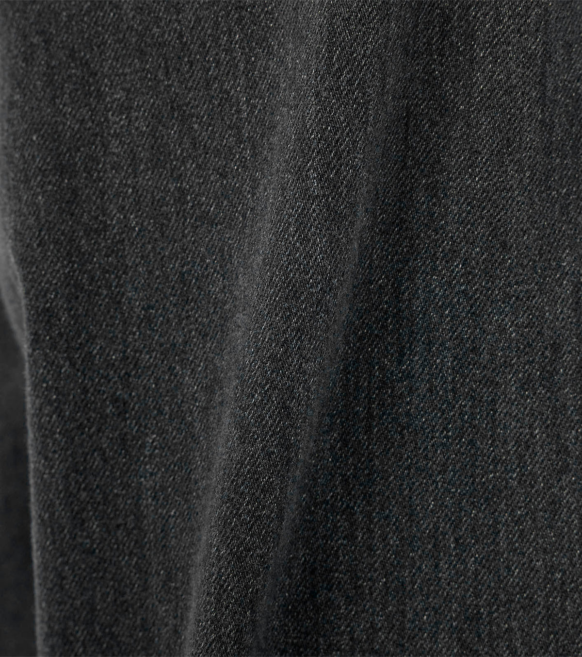 Wide Denim Pants - Gray
