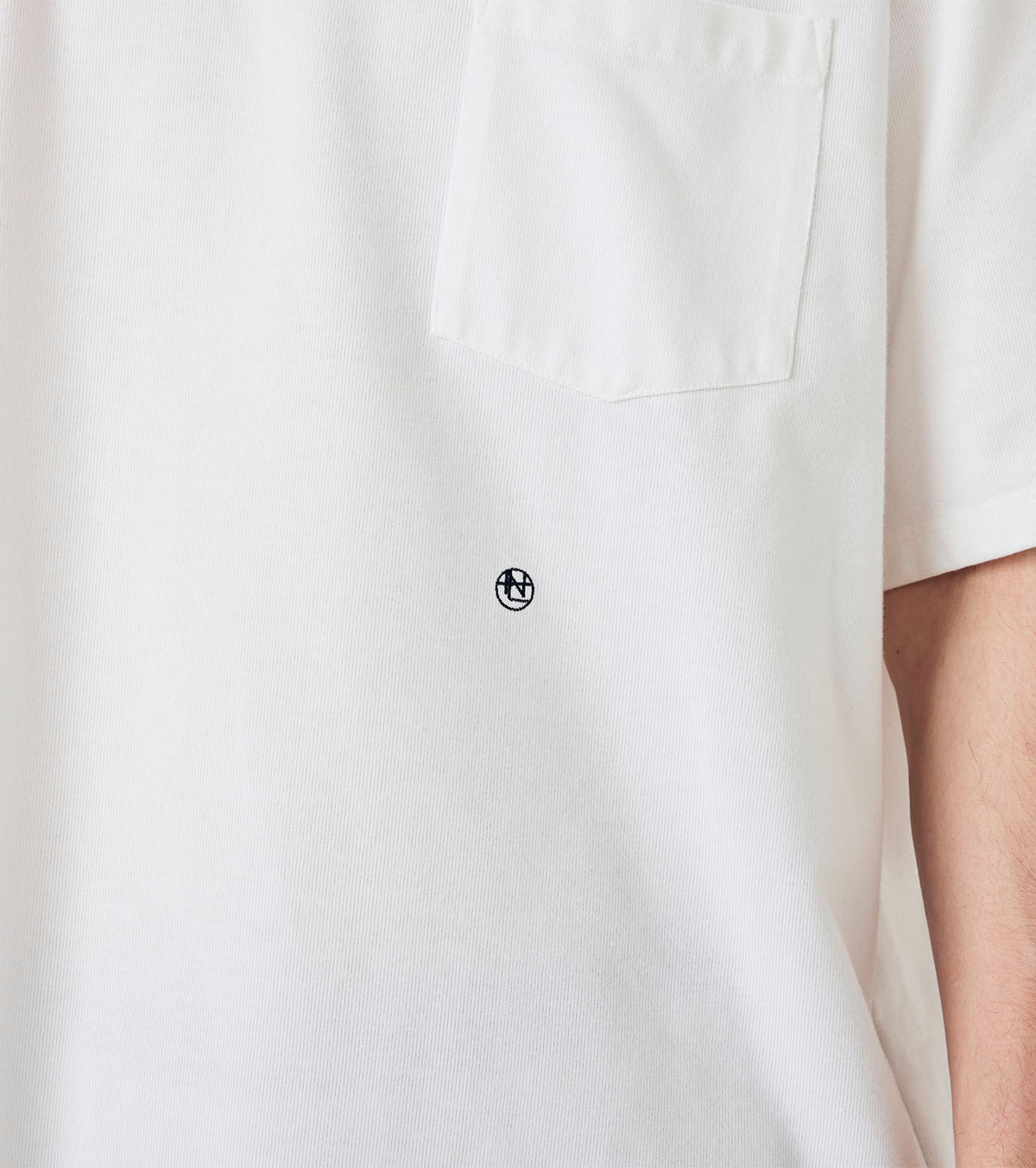 COOLMAX Jersey Pocket Tee - White