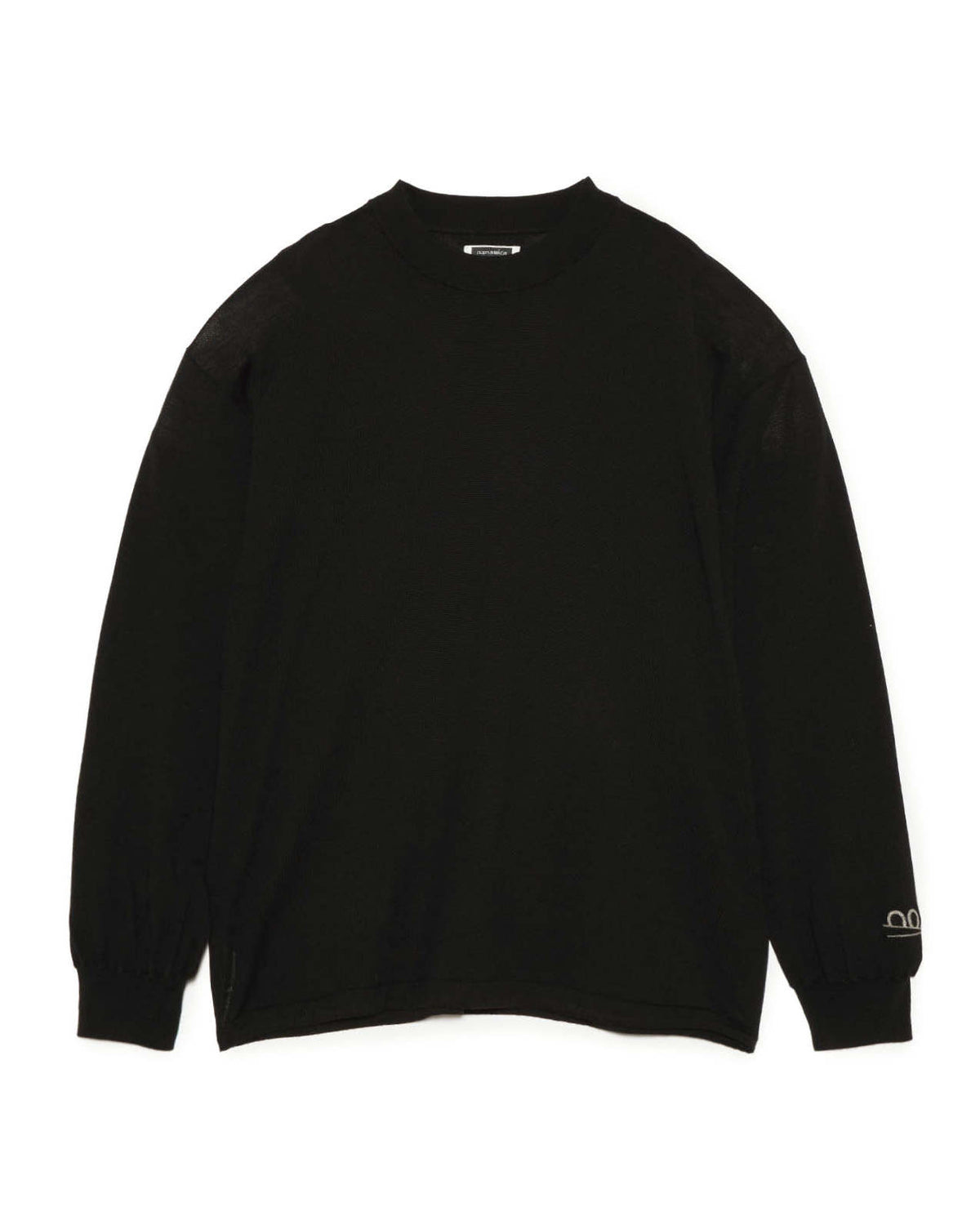 OOAL Long Sleeve Knit Tee - Black