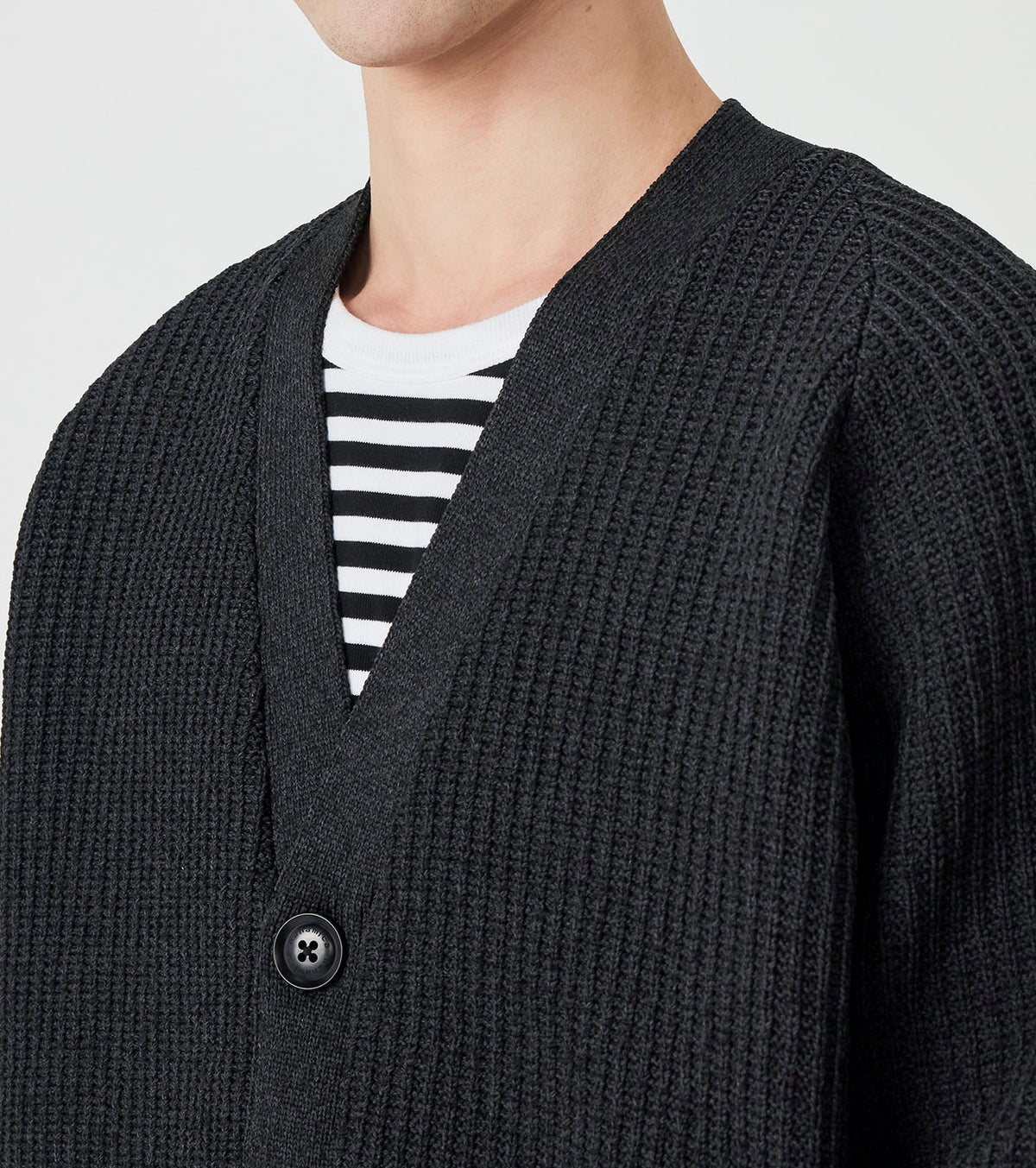 5G Knit Cardigan - Navy