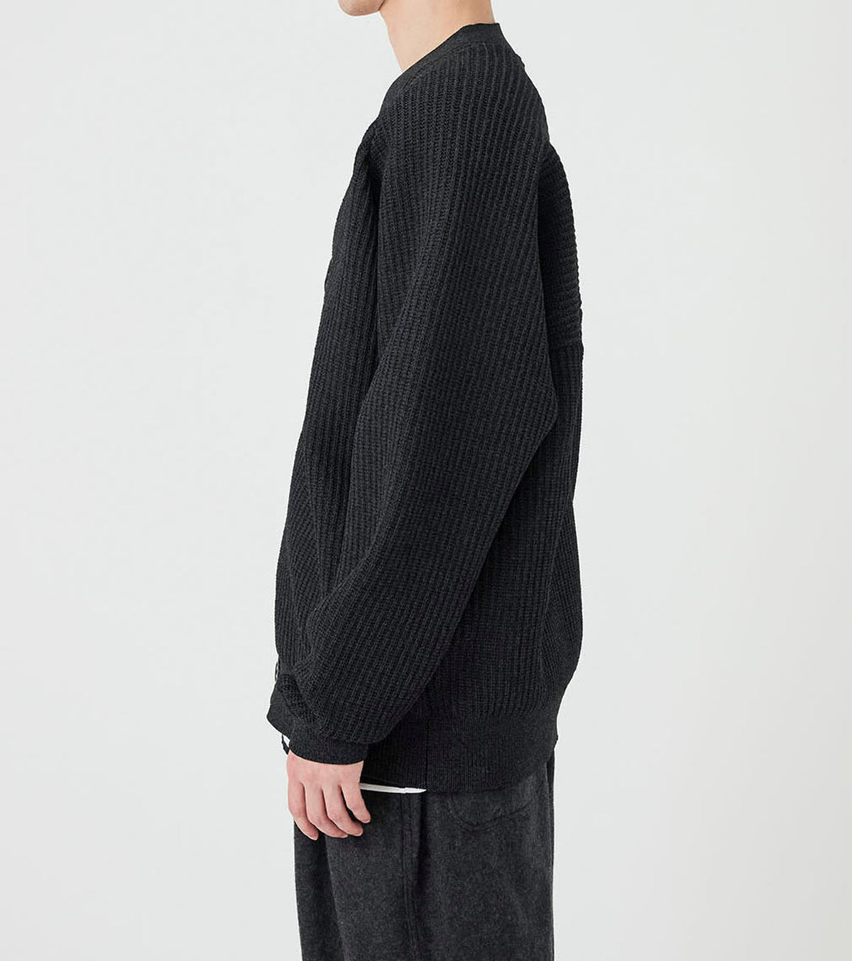 5G Knit Cardigan - Navy