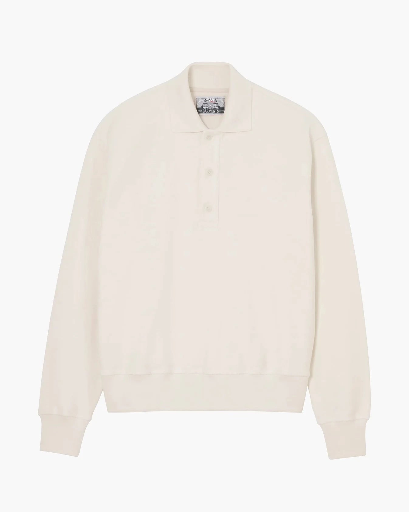 Reversed Polo Sweatshirt - Natural