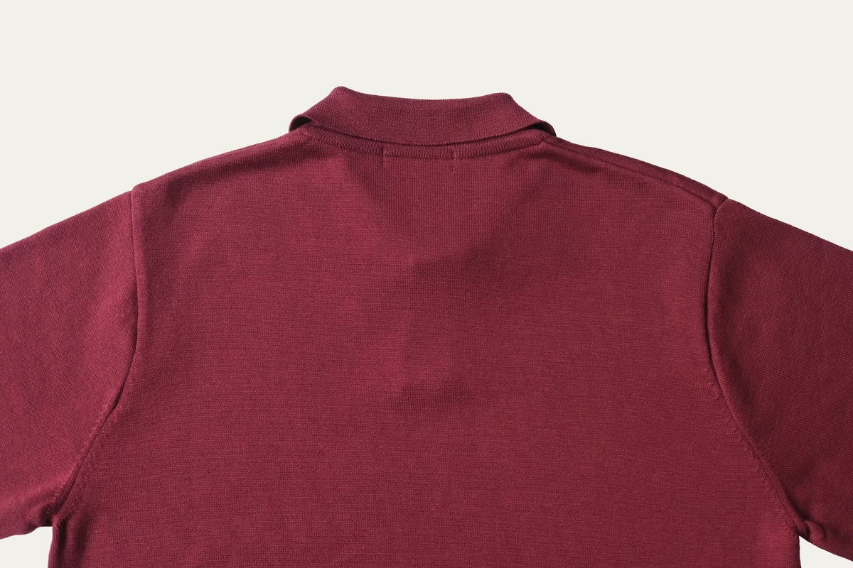 L/S Skipper Polo - Burgundy