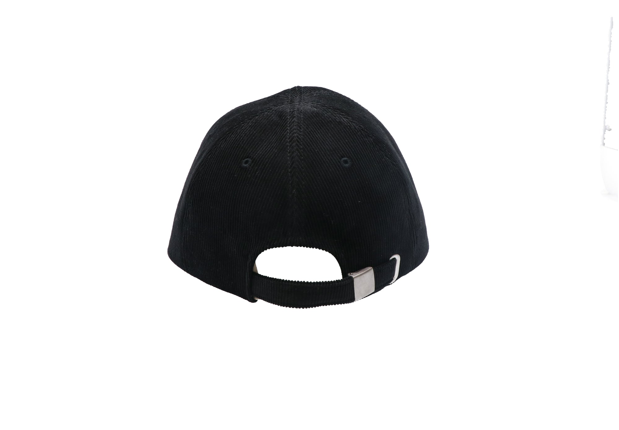 High Density Corduroy Cap - Black