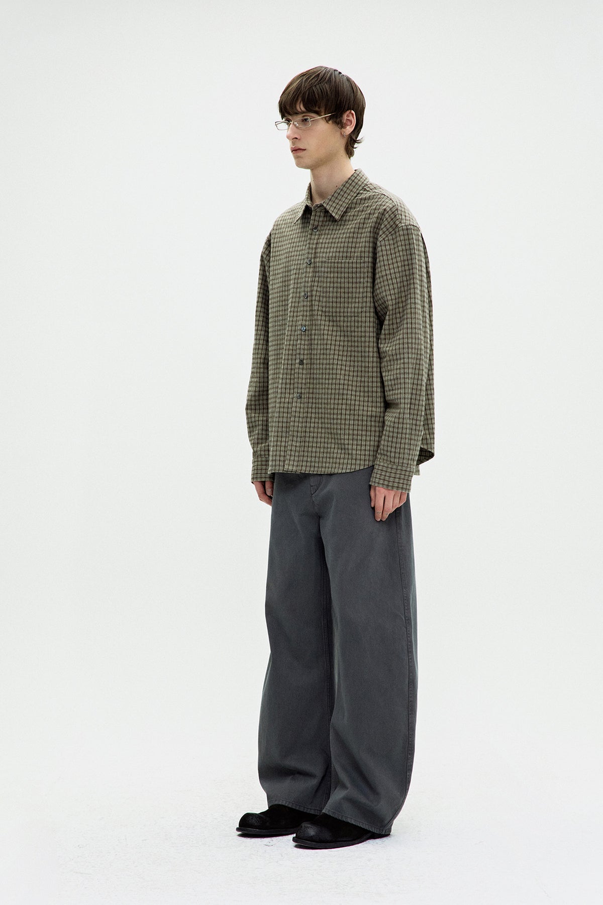 Gun Club Check Shirt - Sand Green