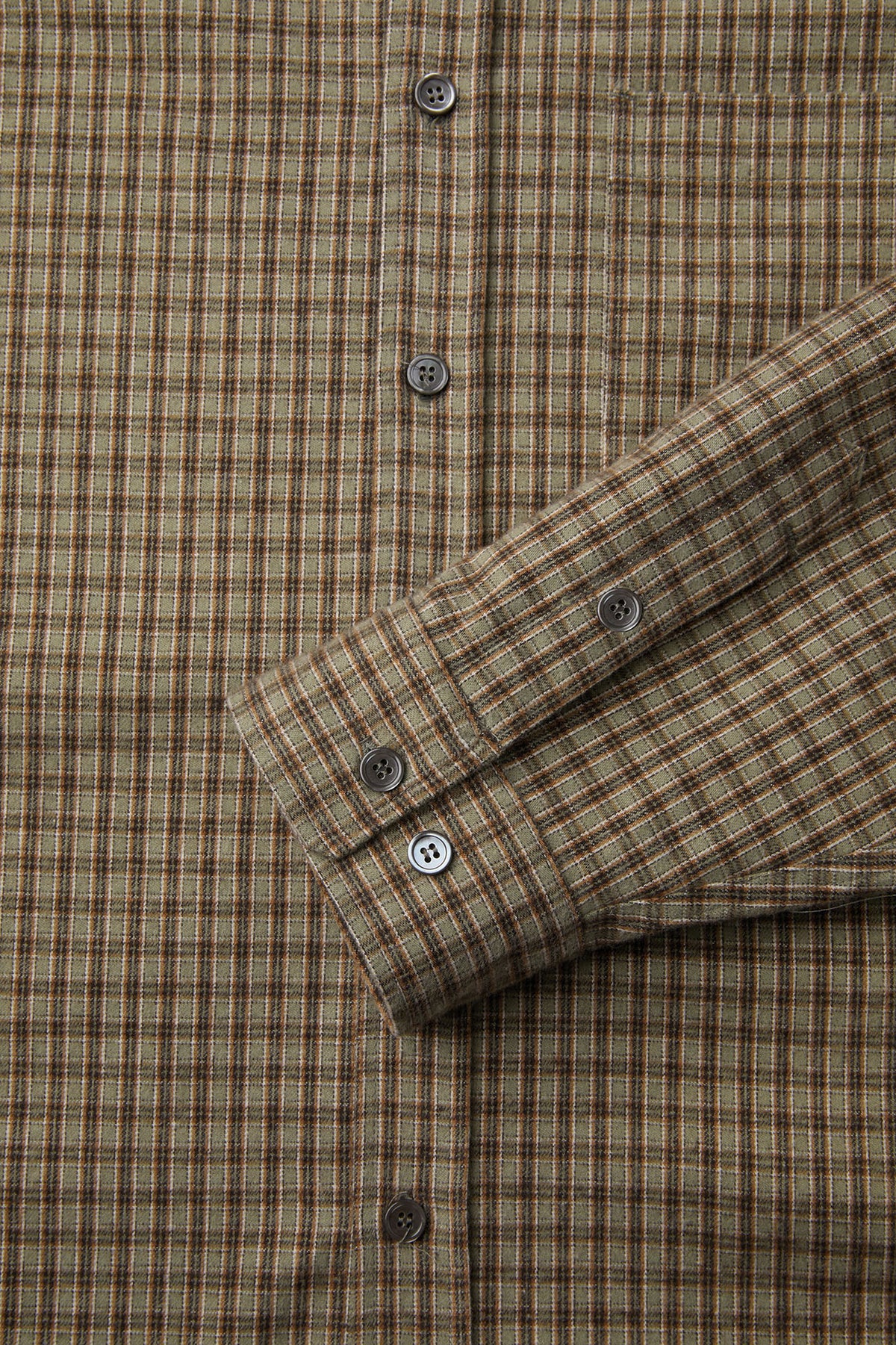 Gun Club Check Shirt - Sand Green