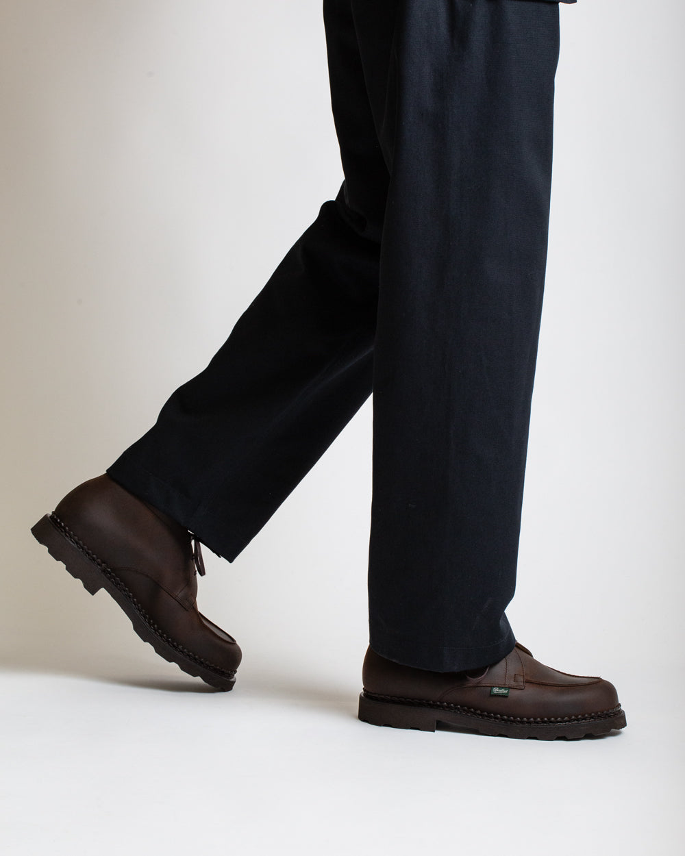 Paraboot× ARPENTEUR domingue UK6 Very Goods | Arpenteur 'Paraboot Domingue Deck Shoe' (Dark Navy