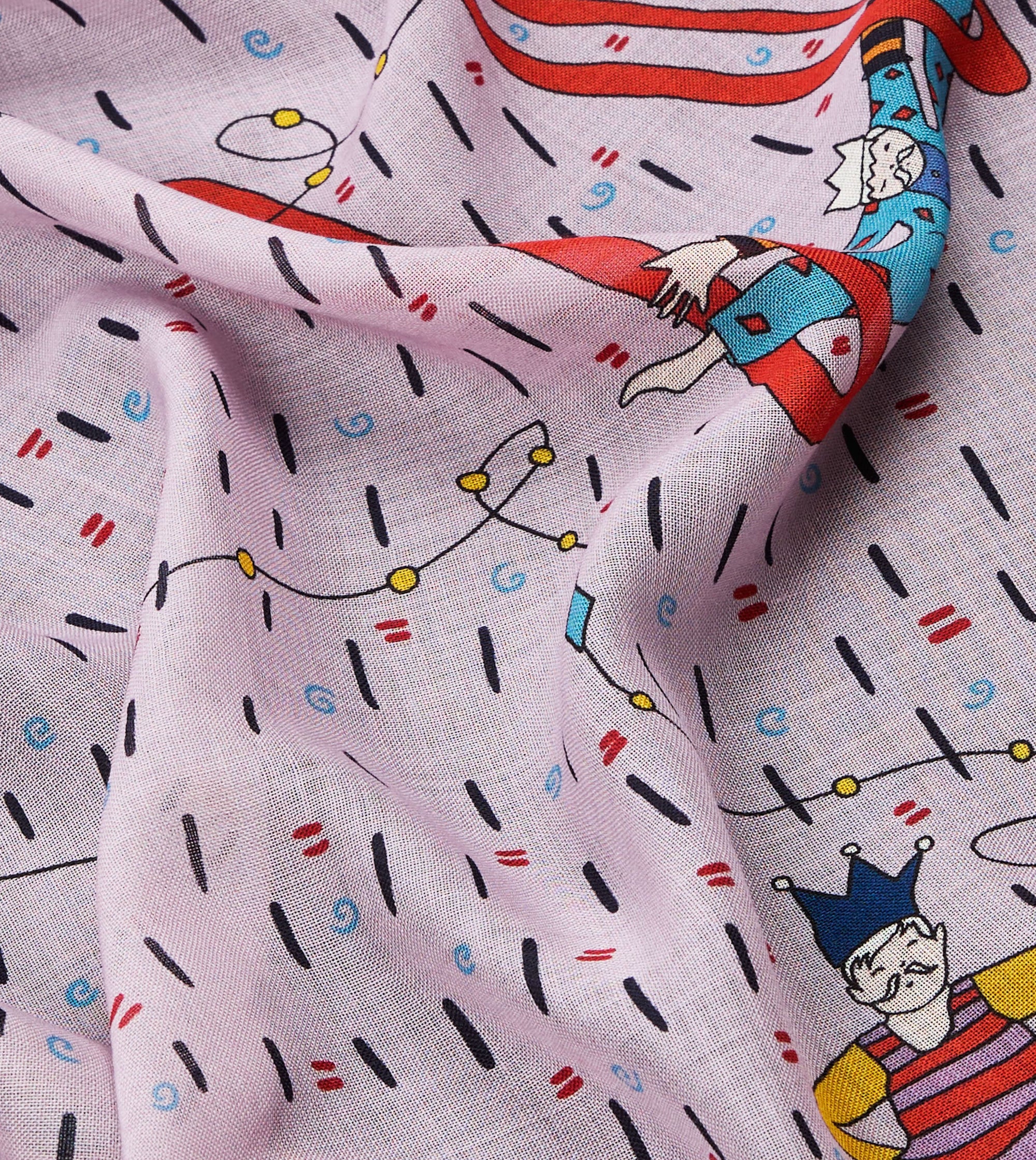 Acrobat Print Bandana - Lilac