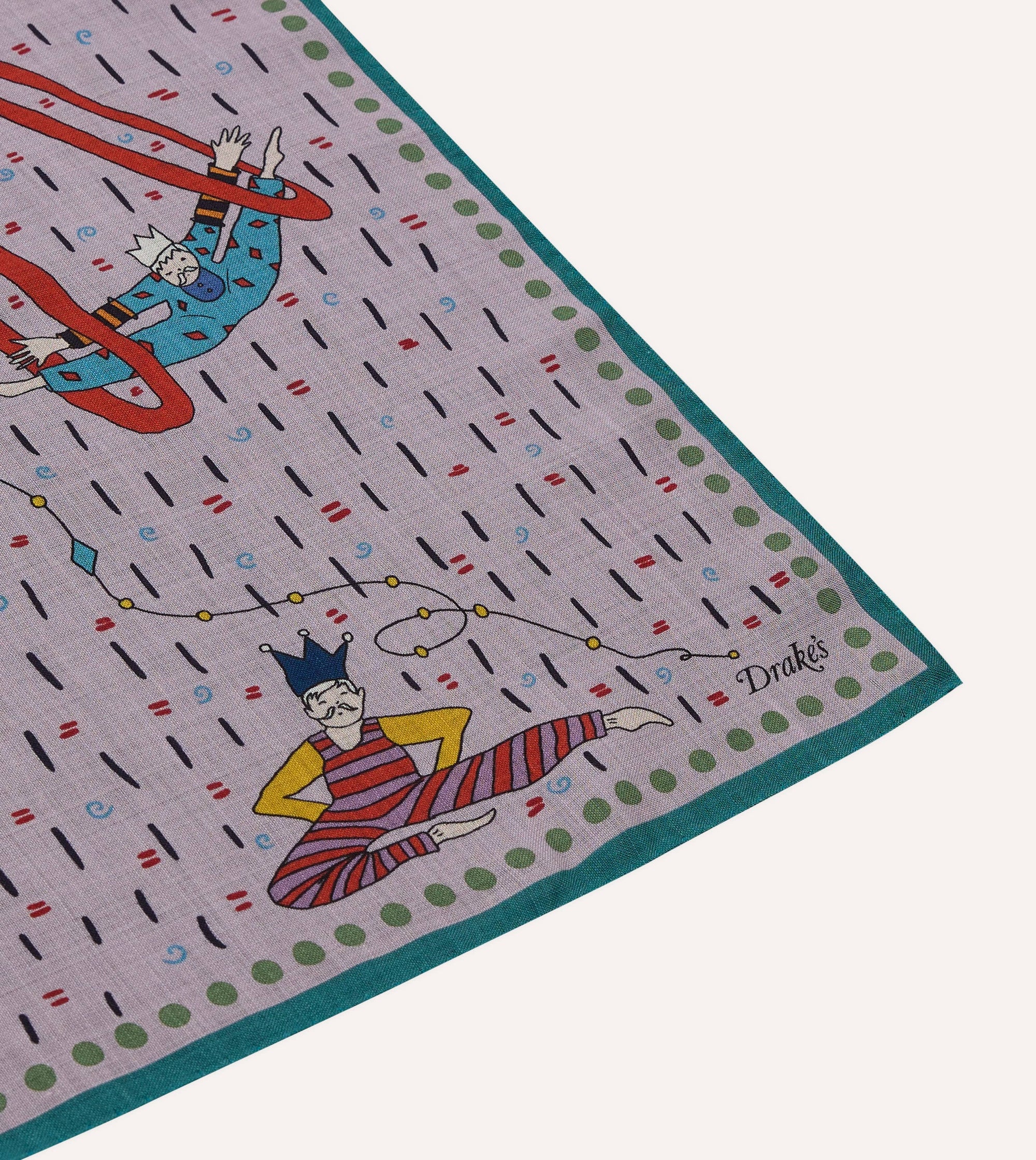 Acrobat Print Bandana - Lilac