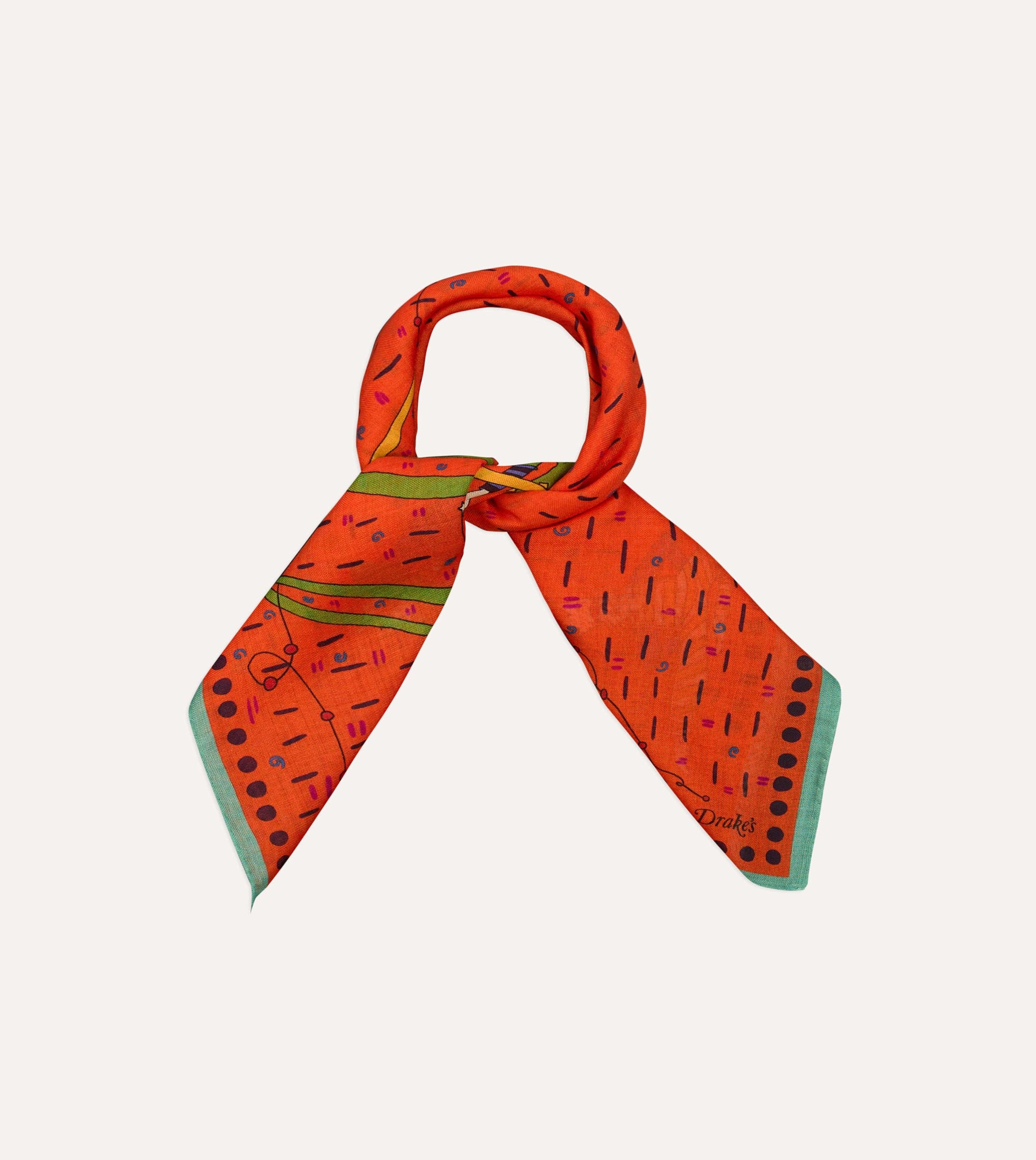 Acrobat Print Bandana - Red