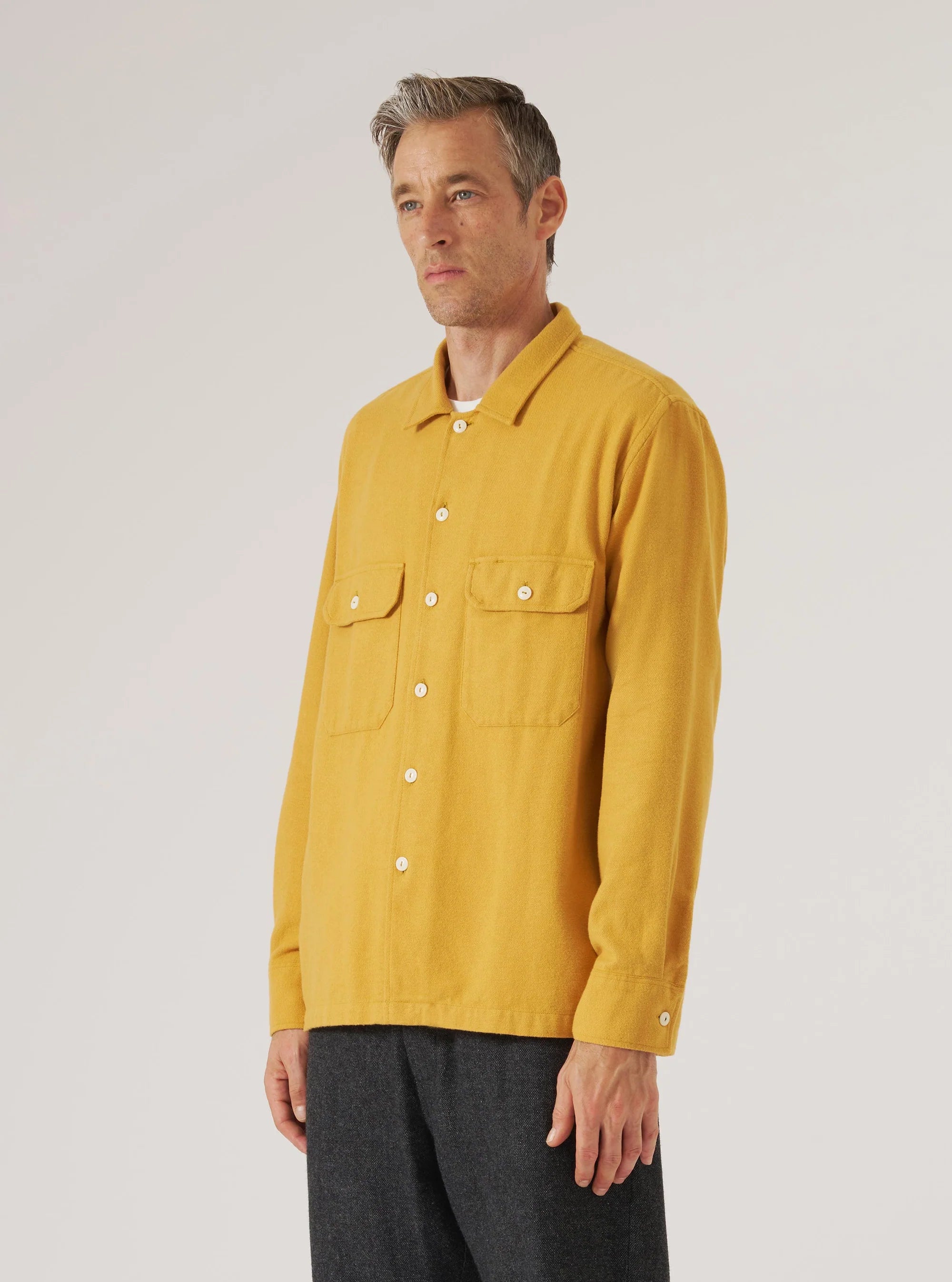 Alaska Cotton Utility Shirt - Gold