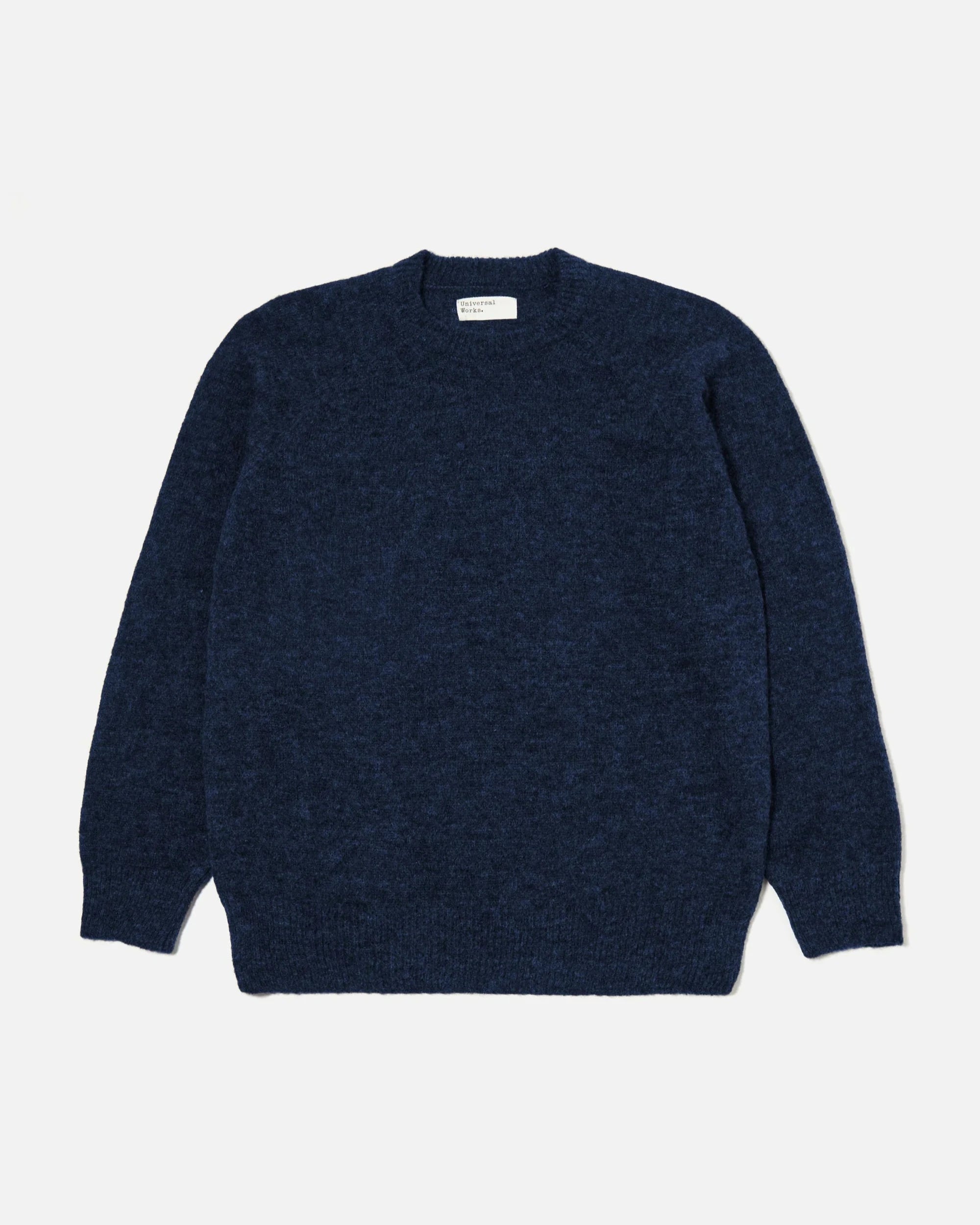 Alpaca Knit Lyon Crew - Navy