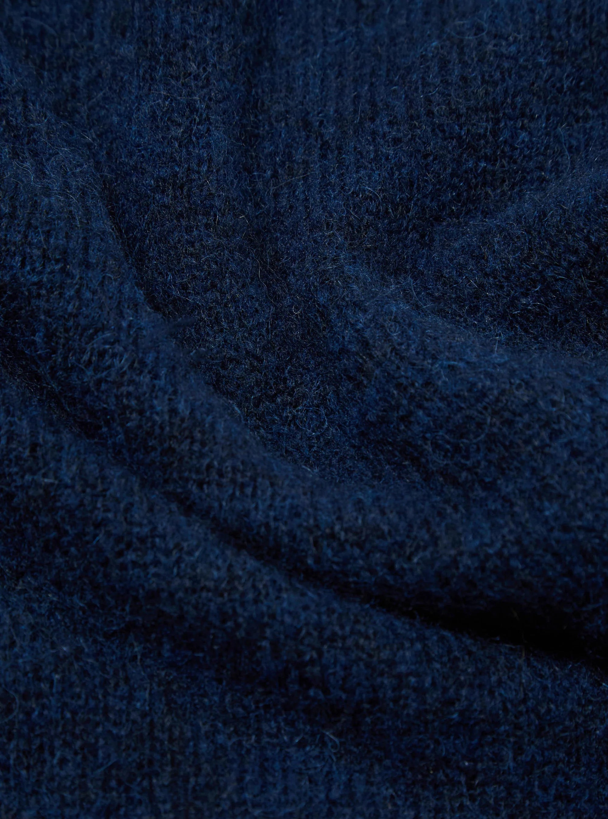 Alpaca Knit Lyon Crew - Navy