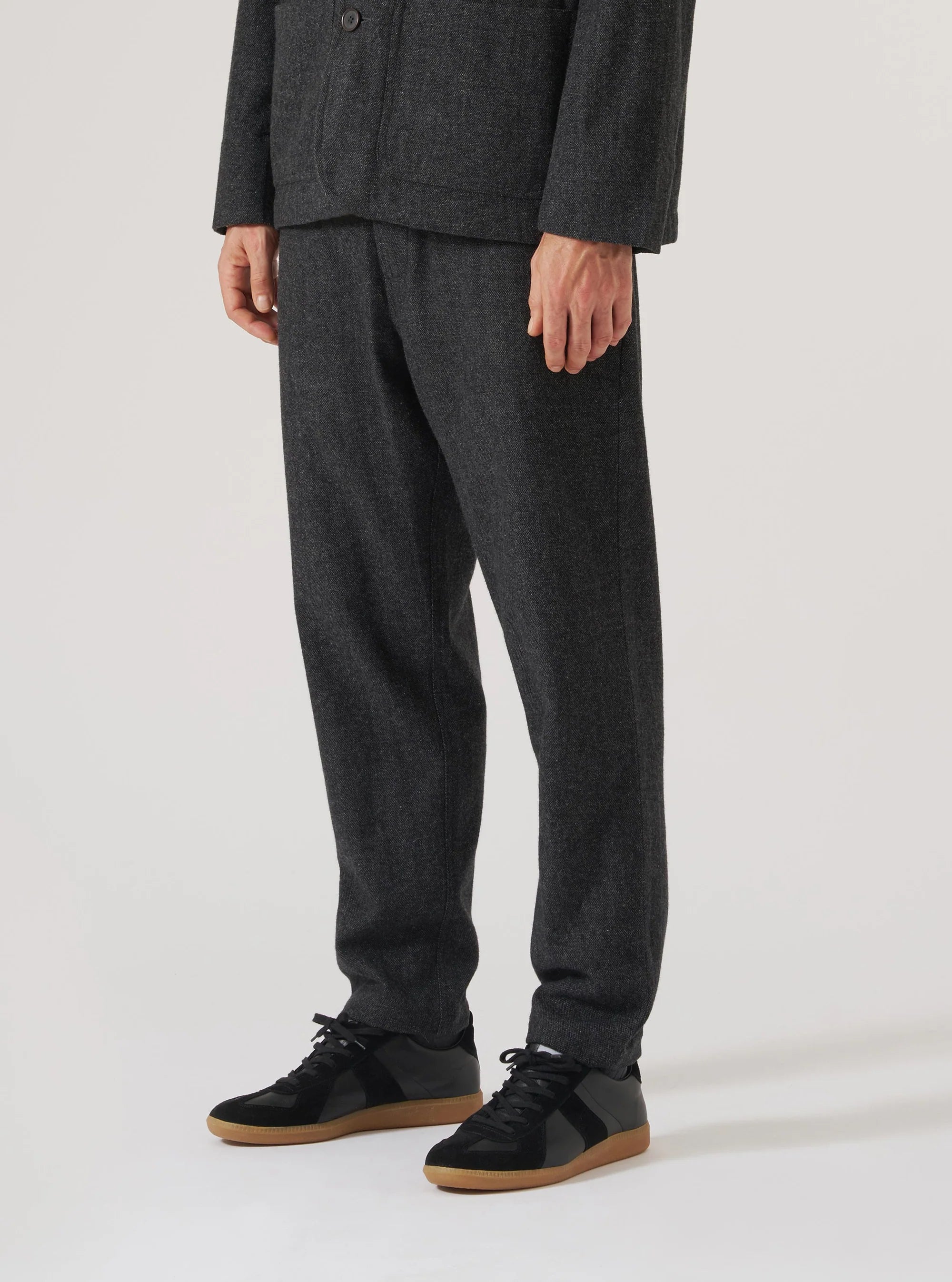 Anders Wool Upcycled Military Chino -  Grey