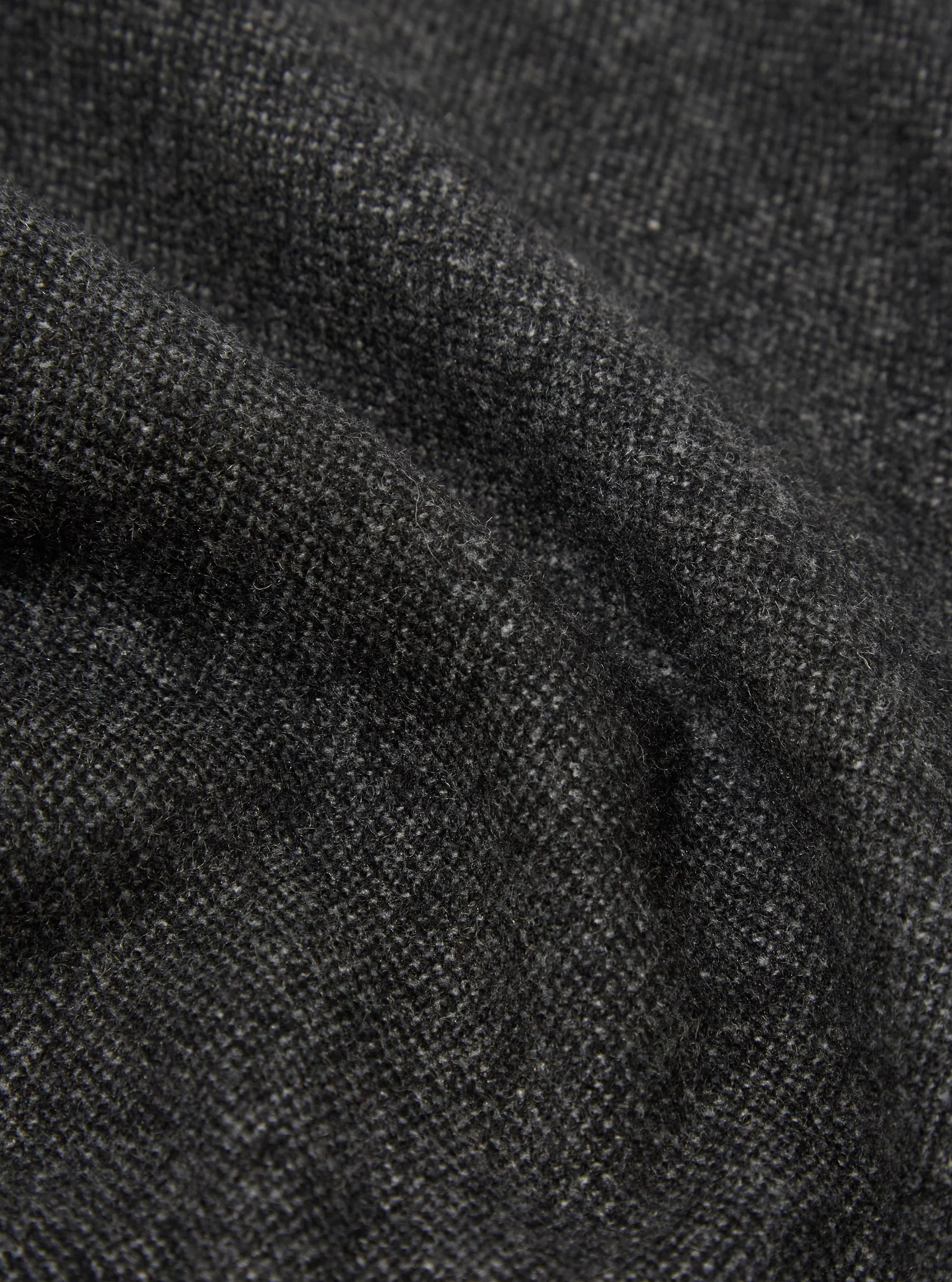 Anders Wool Upcycled Pleated Track Pant -  Grey