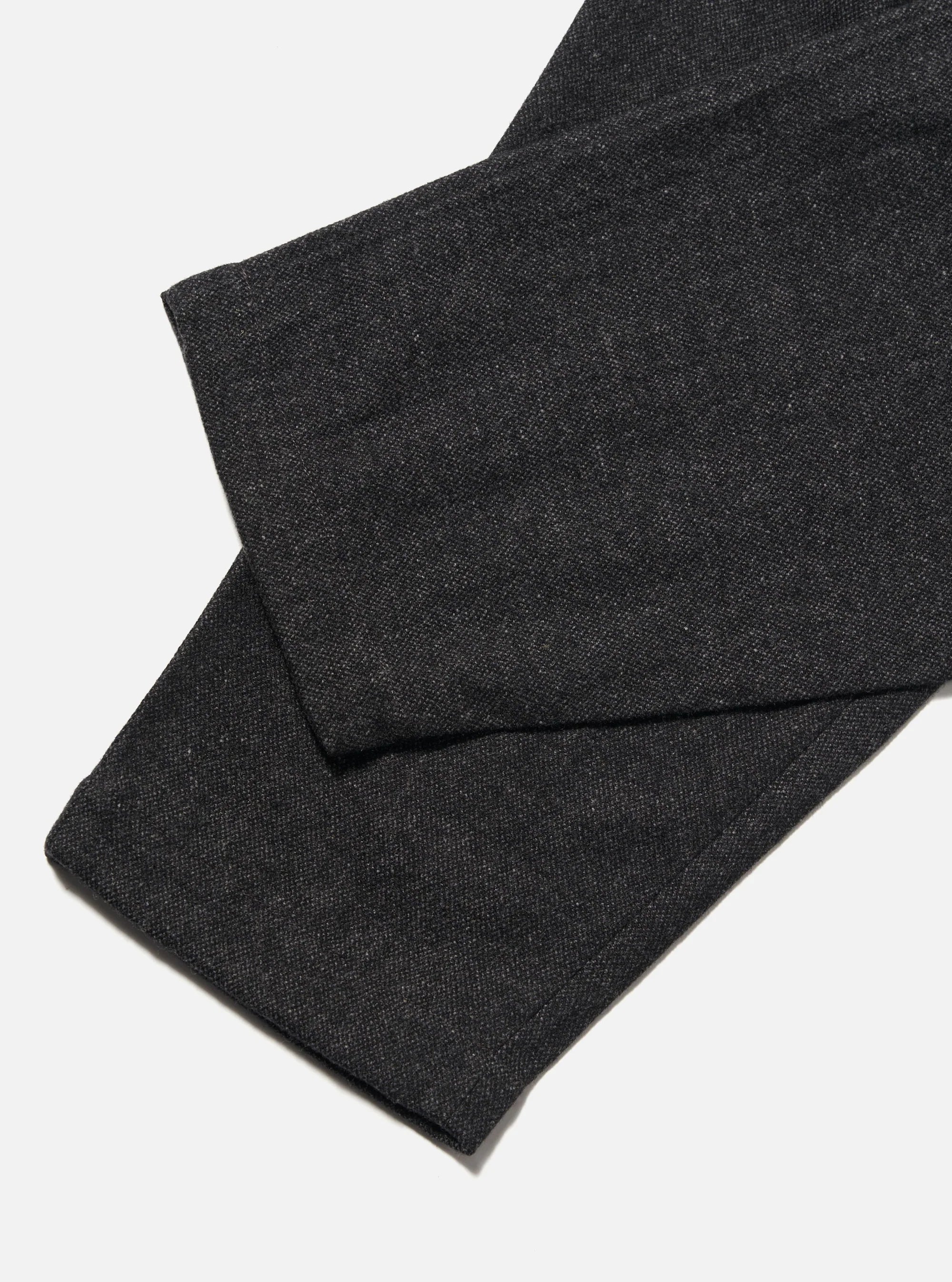 Anders Wool Upcycled Pleated Track Pant -  Grey
