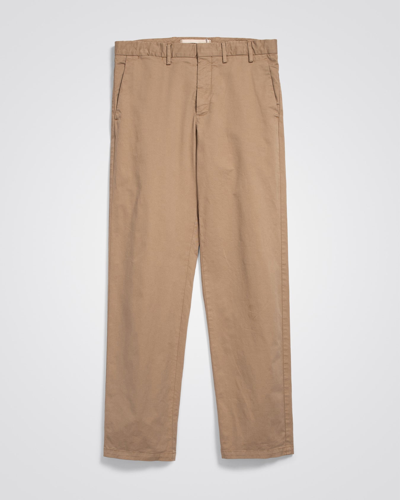 Aros Regular Brushed Chino - Utility Khaki