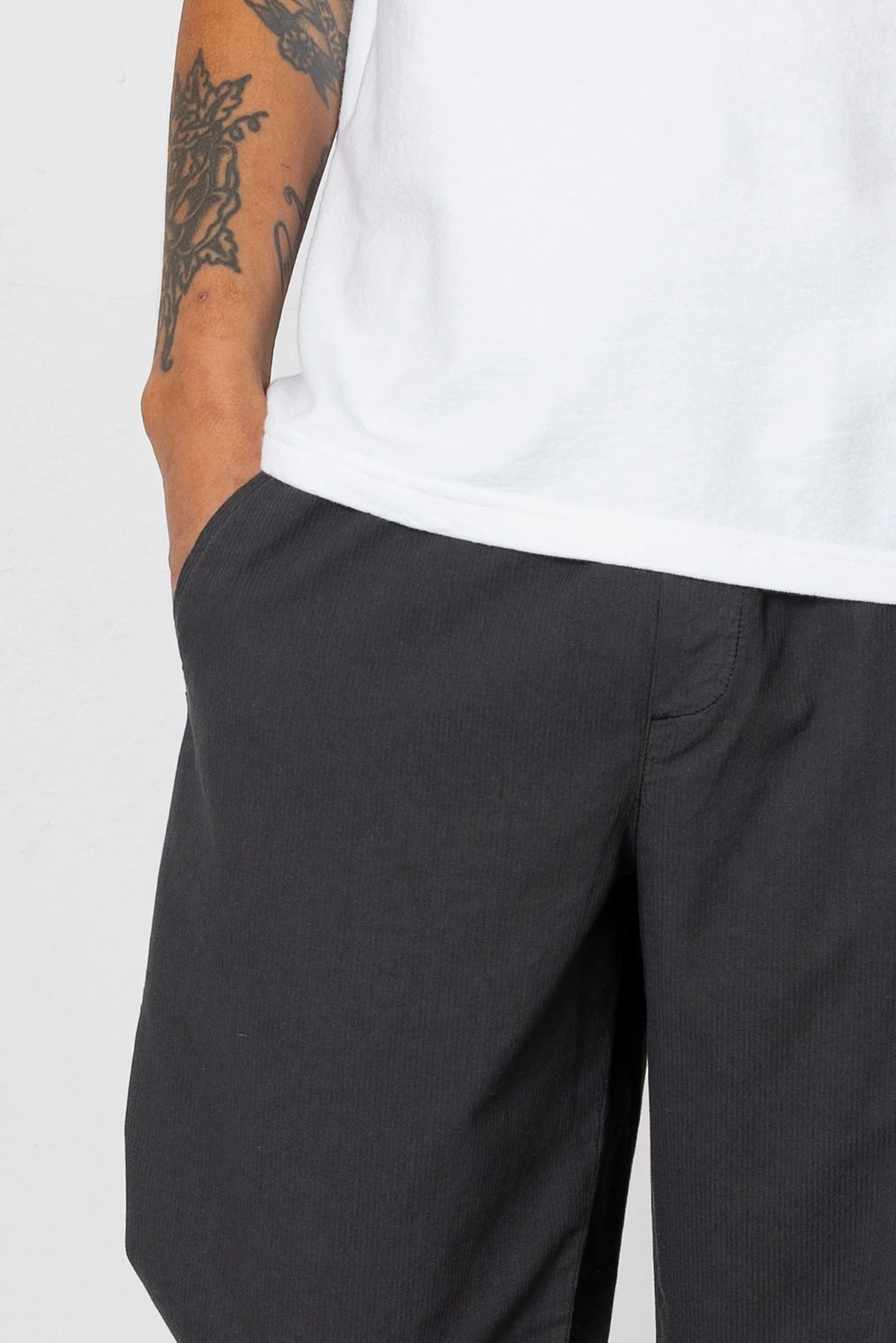 Assembly Pant - Soft Black Mini Stripe