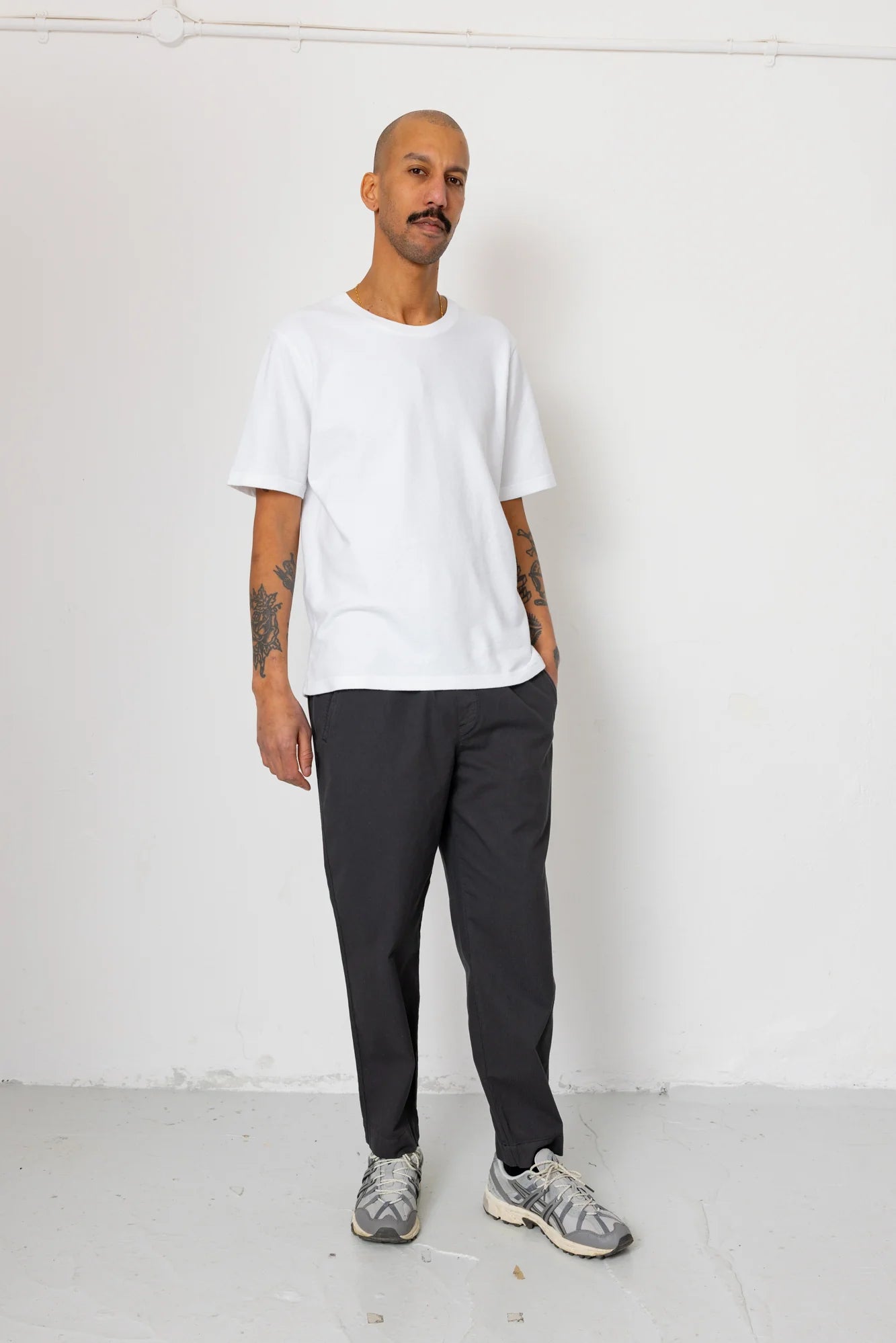 Assembly Pant - Soft Black Mini Stripe
