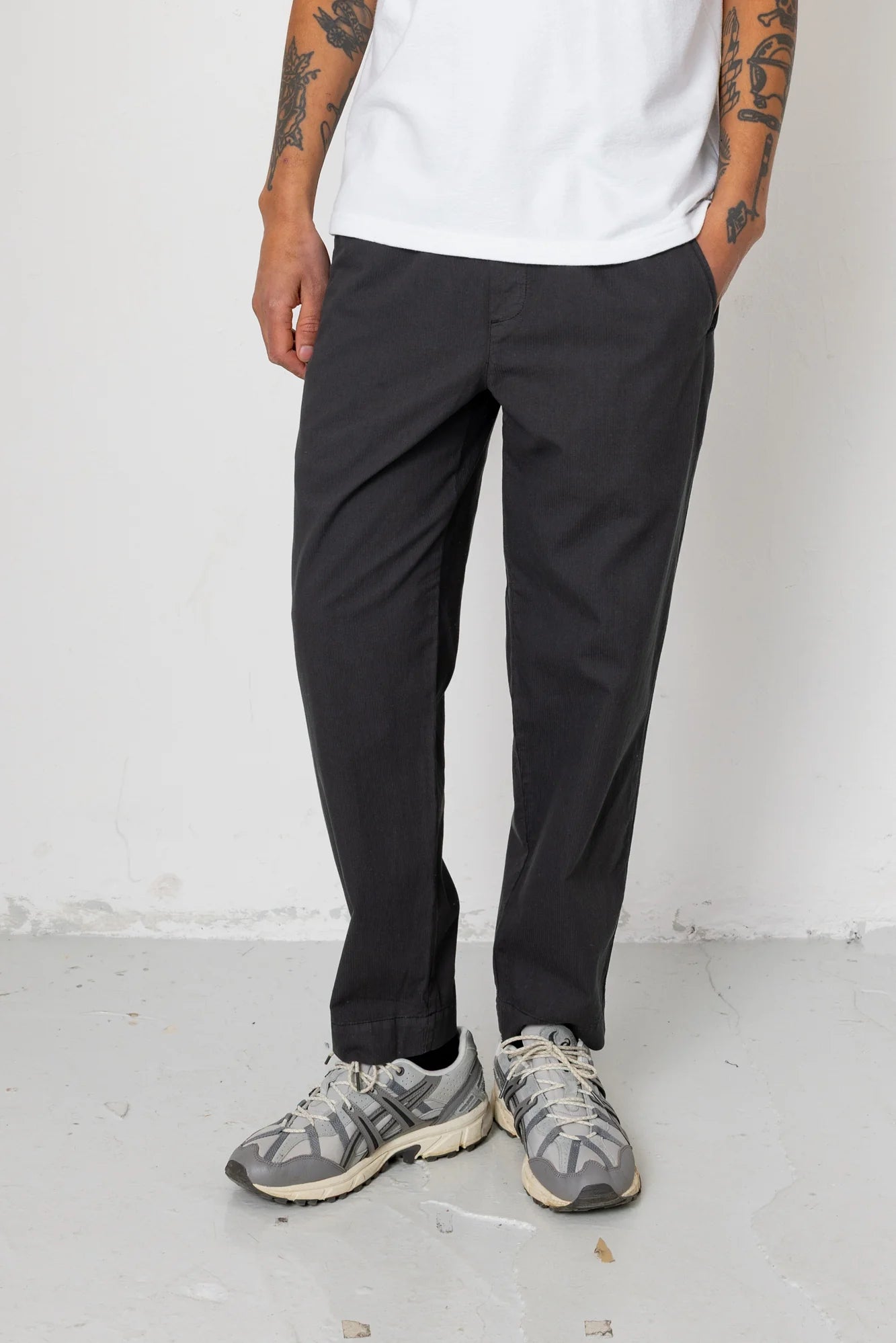 Assembly Pant - Soft Black Mini Stripe