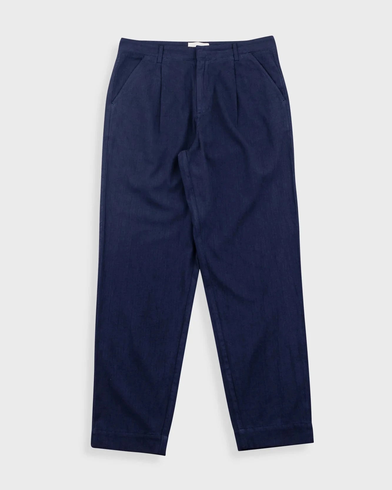 Assembly Suit Trouser - Navy Herringbone