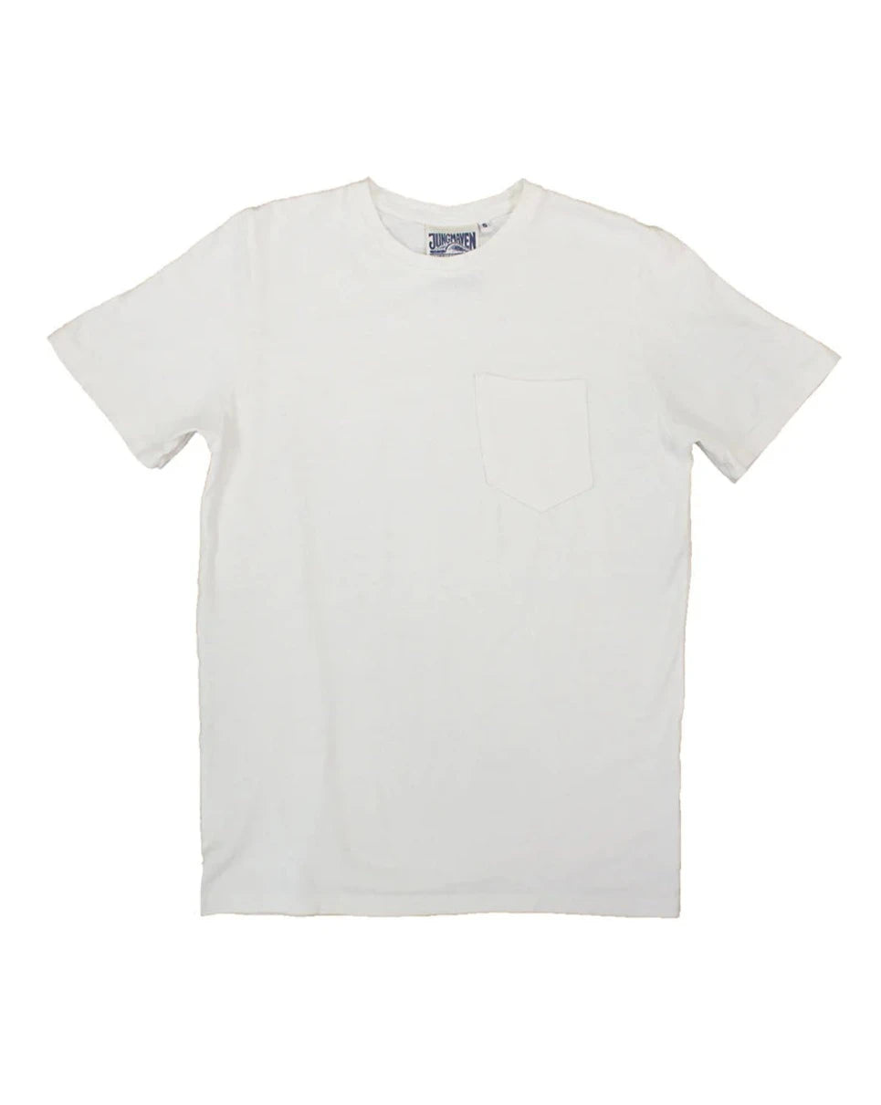 Baja Pocket Tee - Washed White