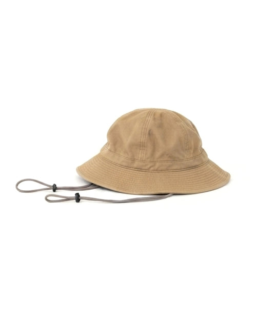 Baker Back Satin Metro Hat - Dark Beige