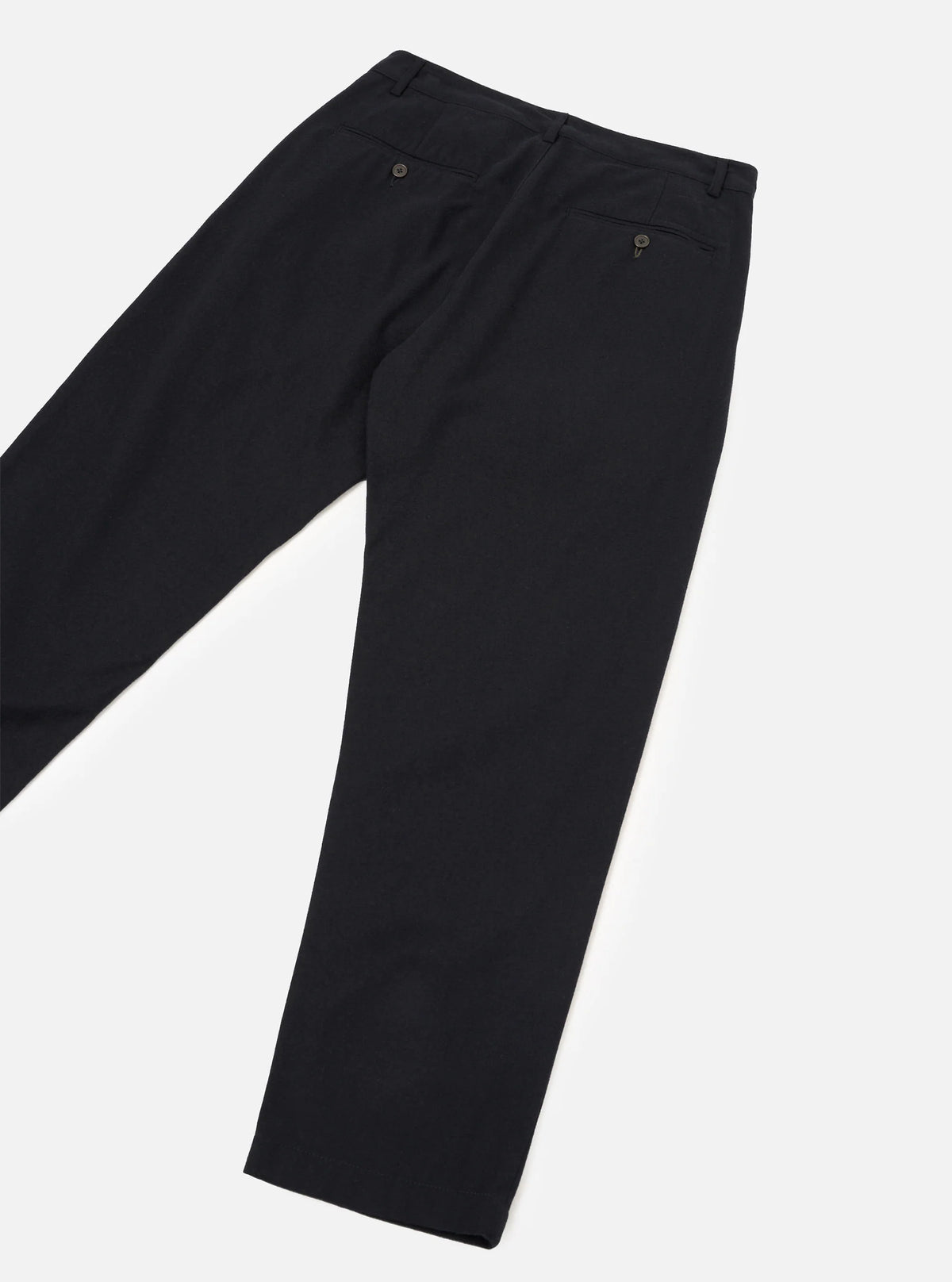 Brushed Moleskin Military Chino -  Black