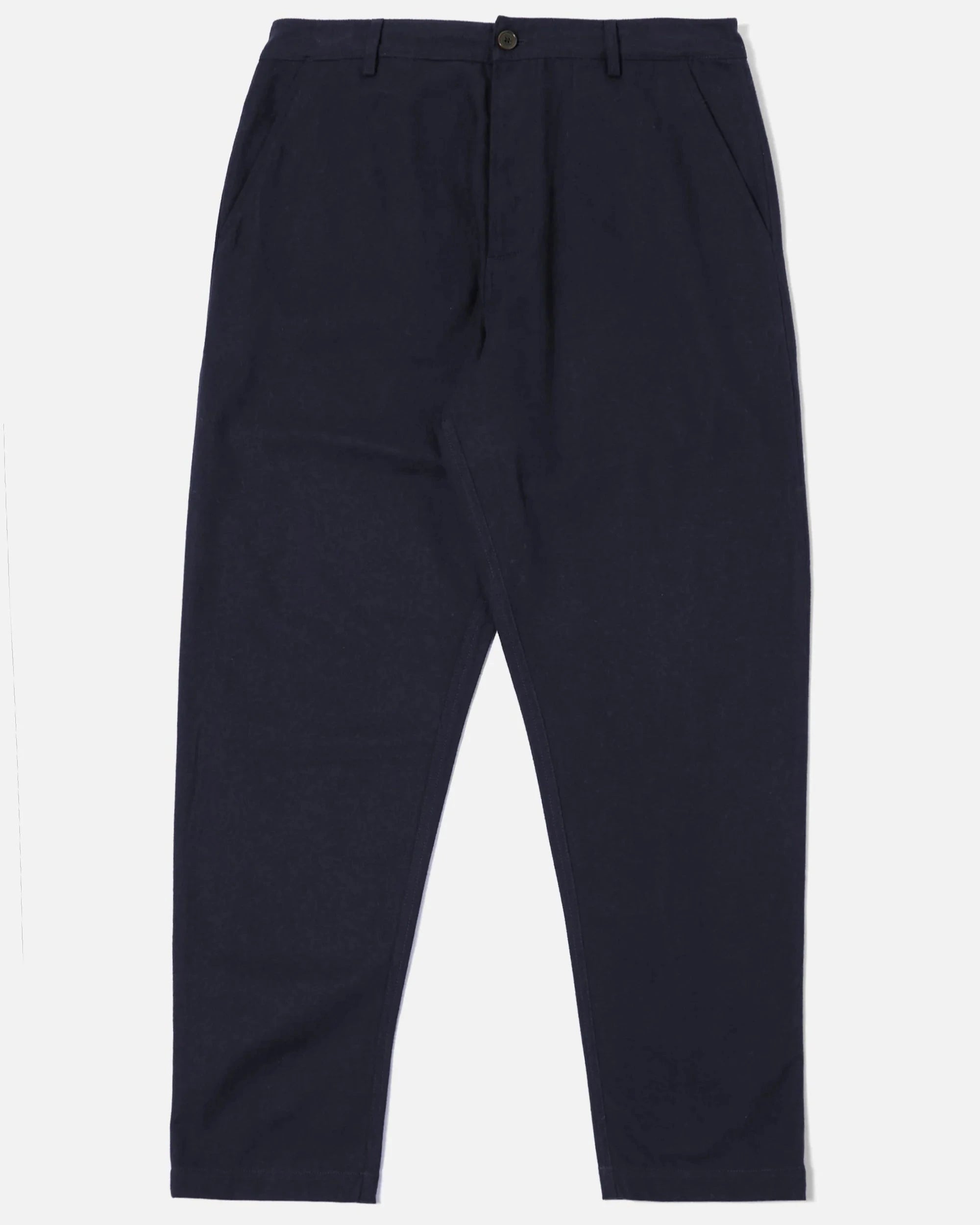 Brushed Moleskin Military Chino -  Navy