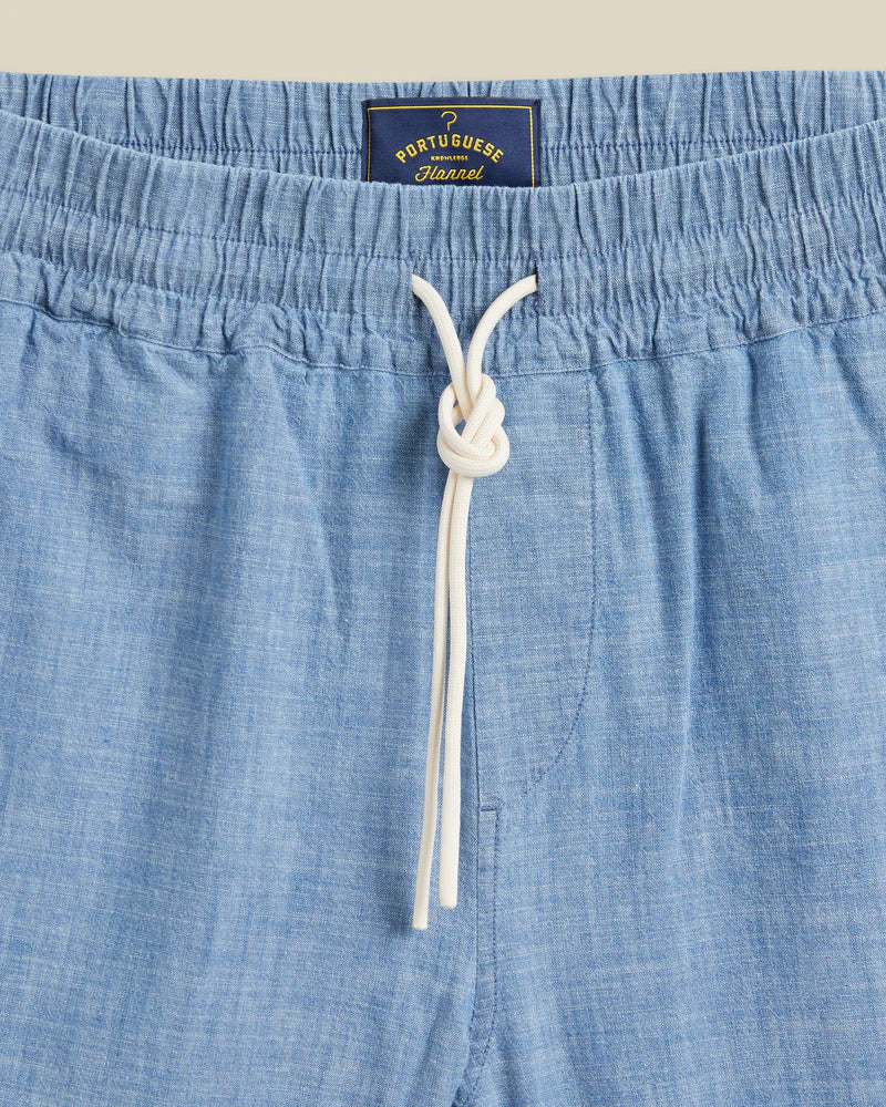 Chambray Shorts