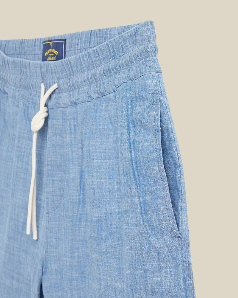 Chambray Shorts