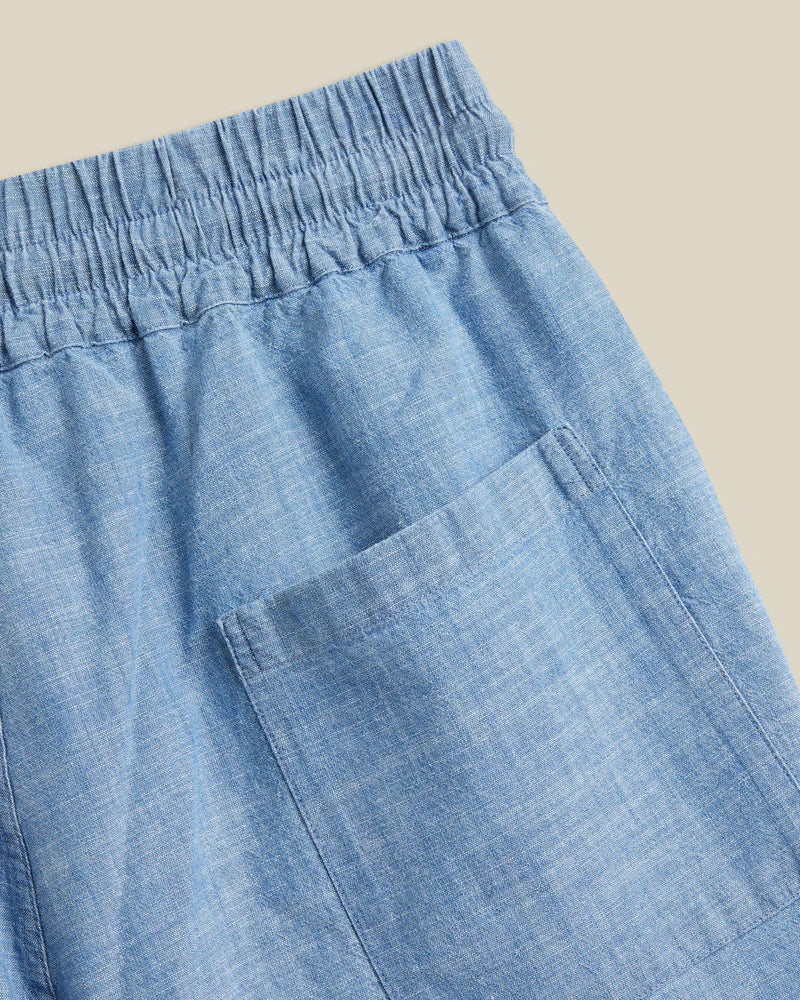 Chambray Shorts