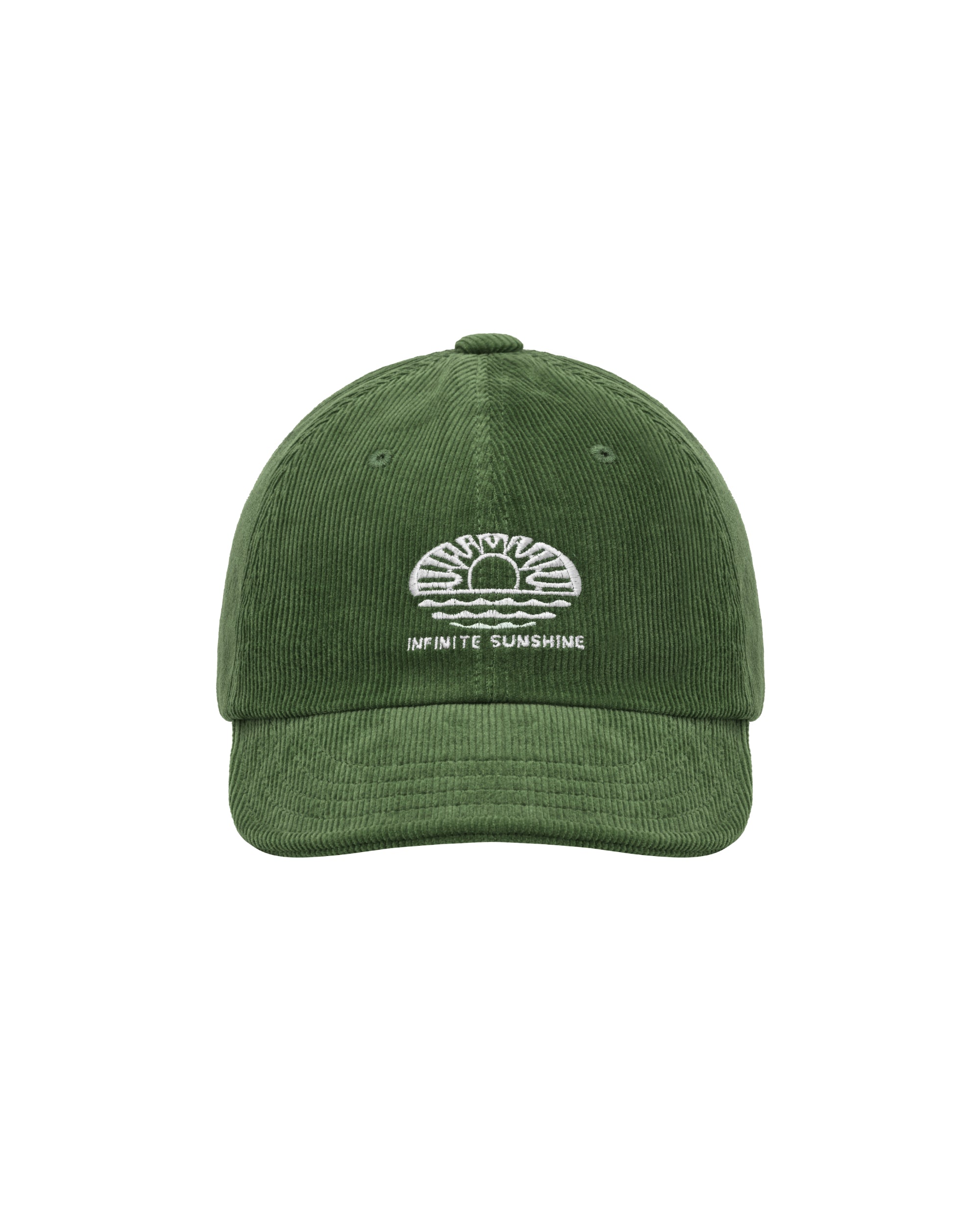 Corduroy Sunshine Cap - Green