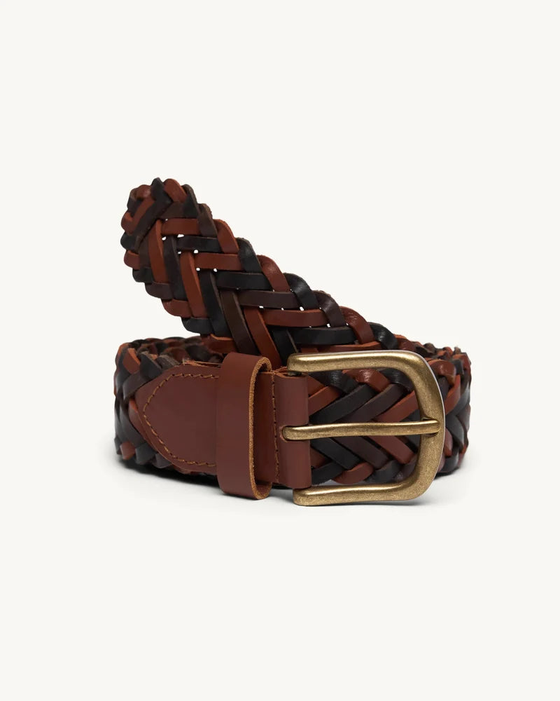 Braided Leather Belt