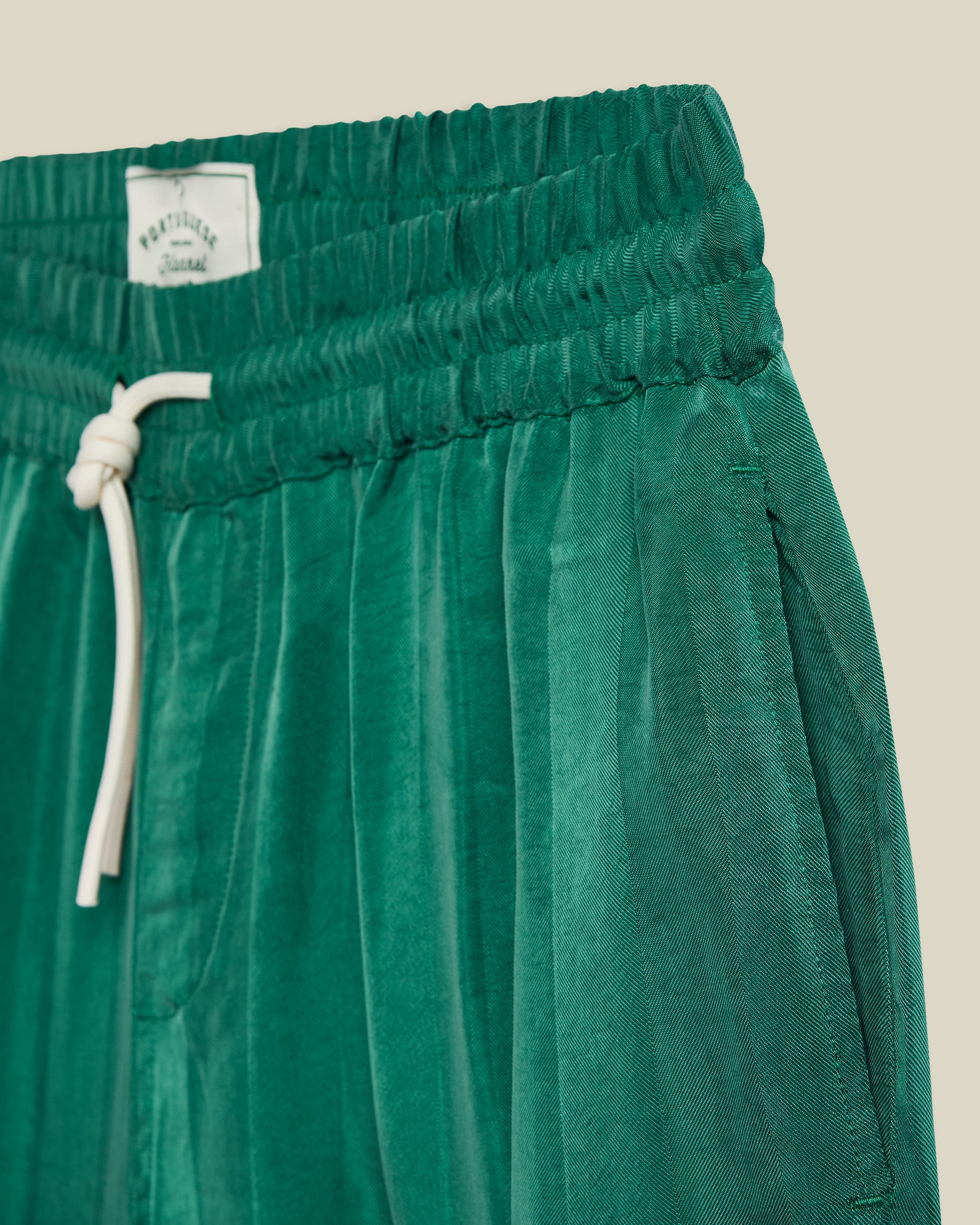 Cupro Shorts - Green