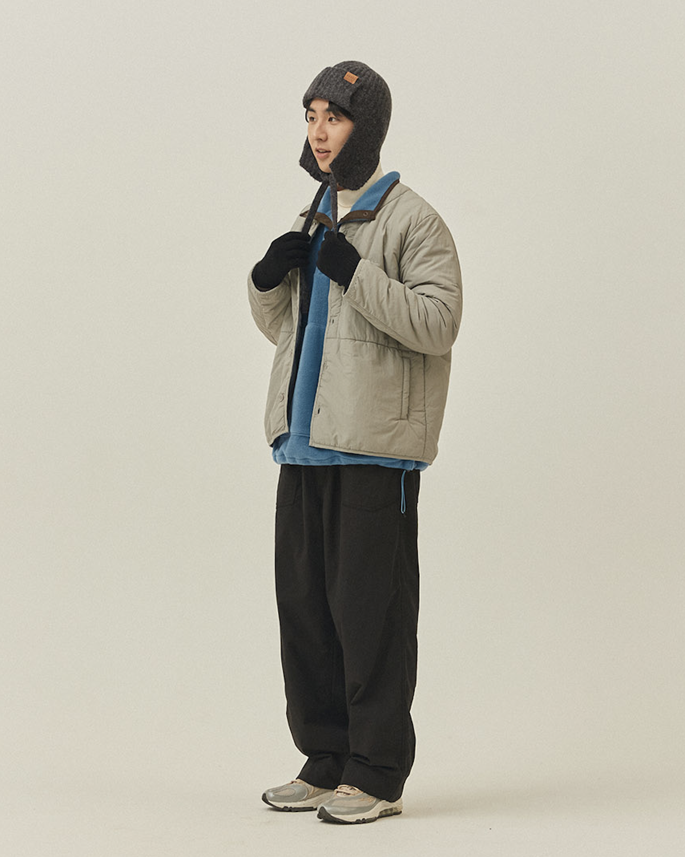 Padding Jacket -Light Gray