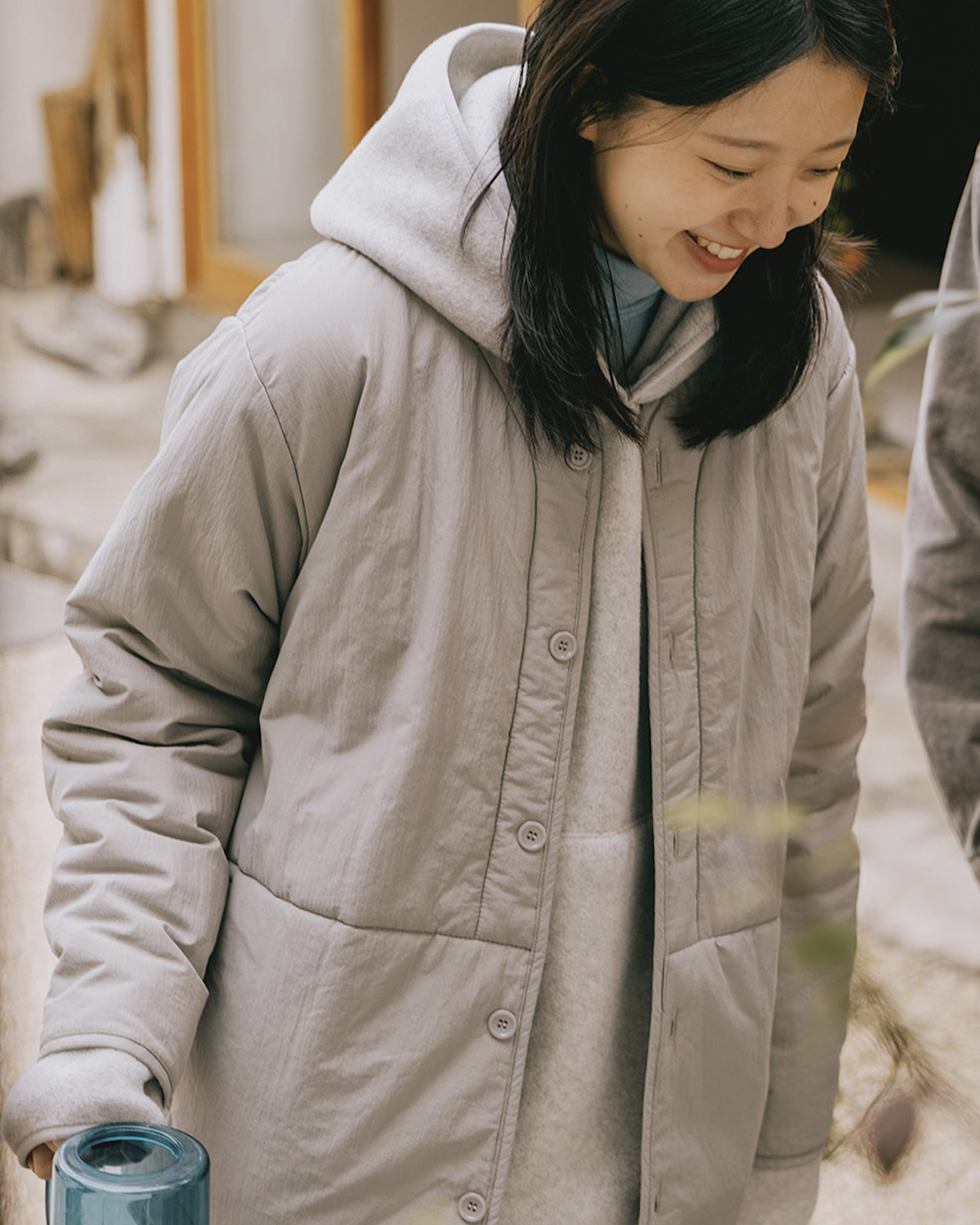 Padding Jacket -Light Gray
