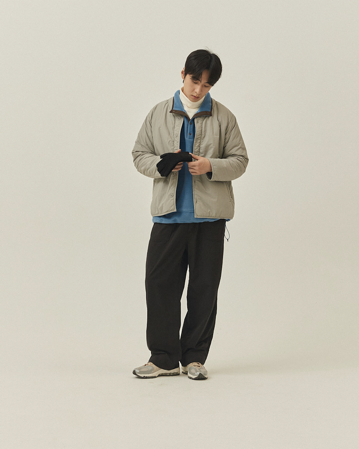 Padding Jacket -Light Gray