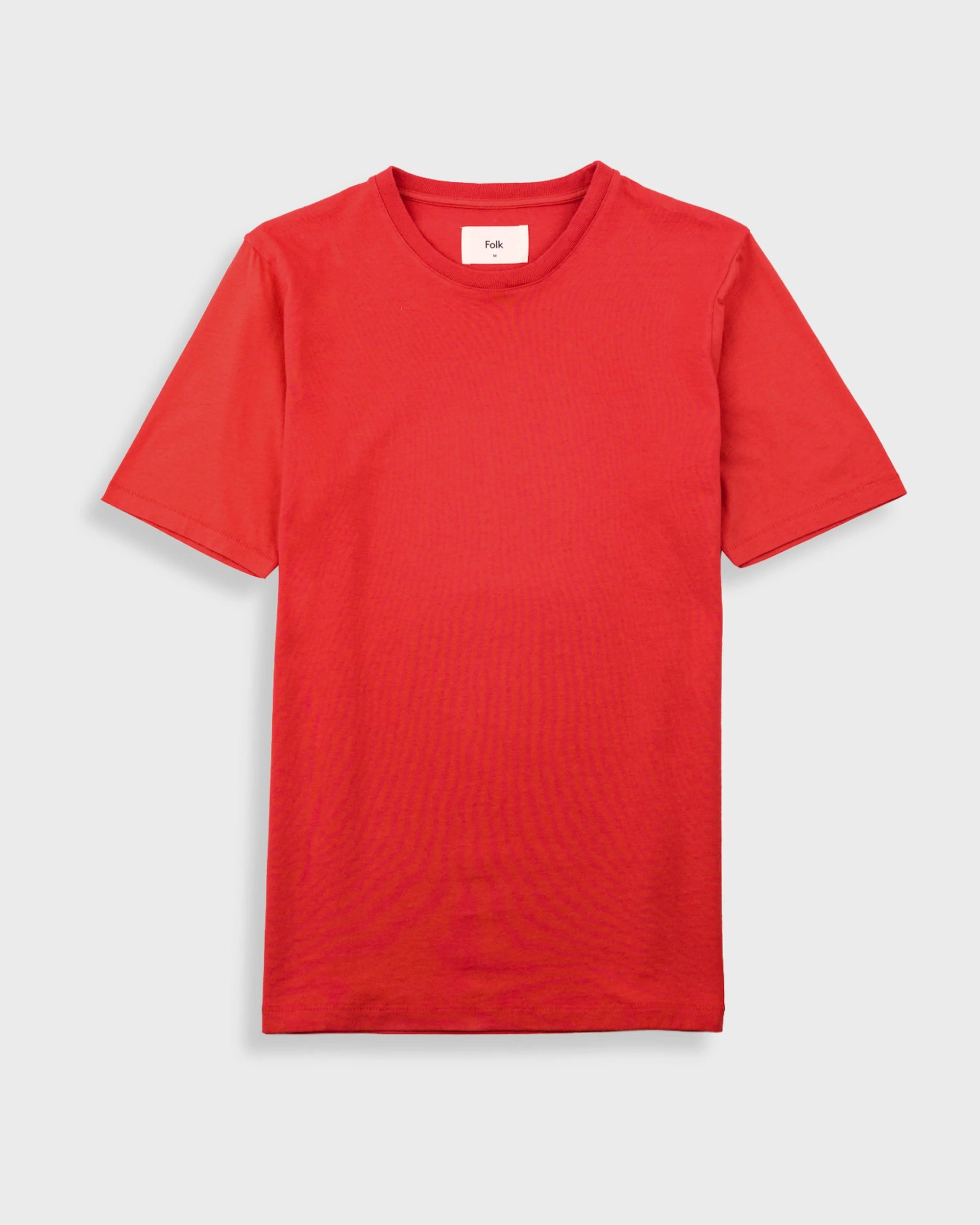 Contrast Short Sleeve T-Shirt - Crimson