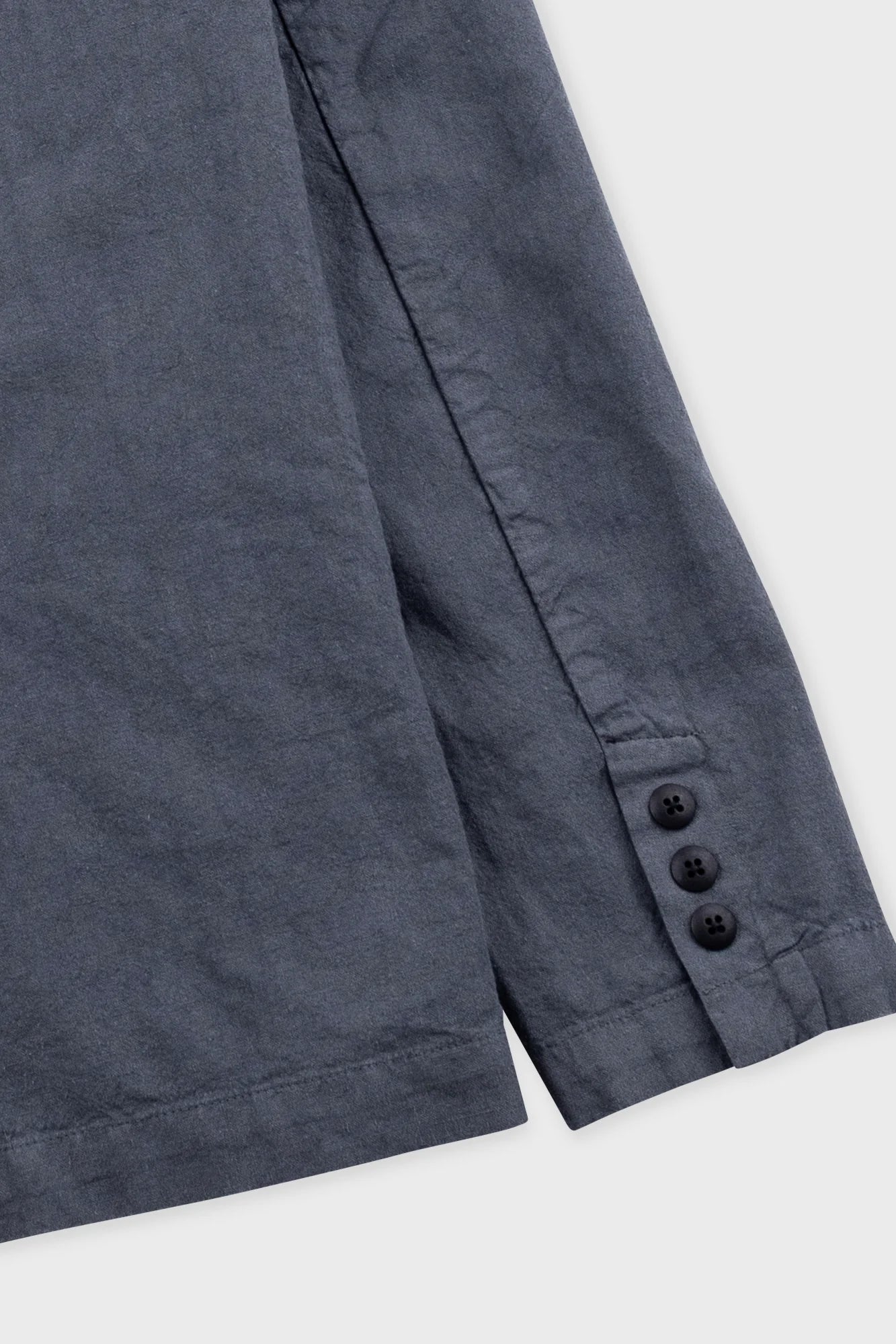 Cotton Linen Blazer - Charcoal