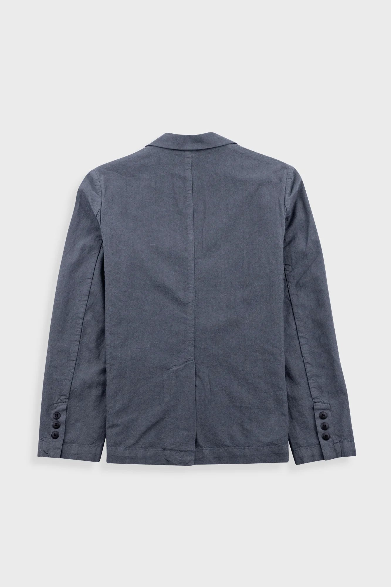 Cotton Linen Blazer - Charcoal