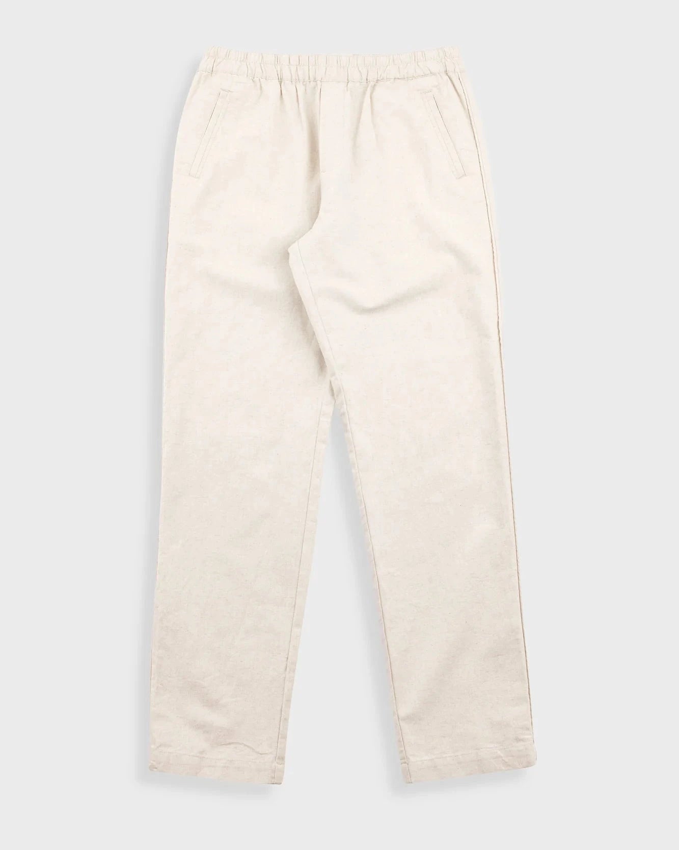 Cotton Linen Trouser - Natural Linen Cotton Canvas