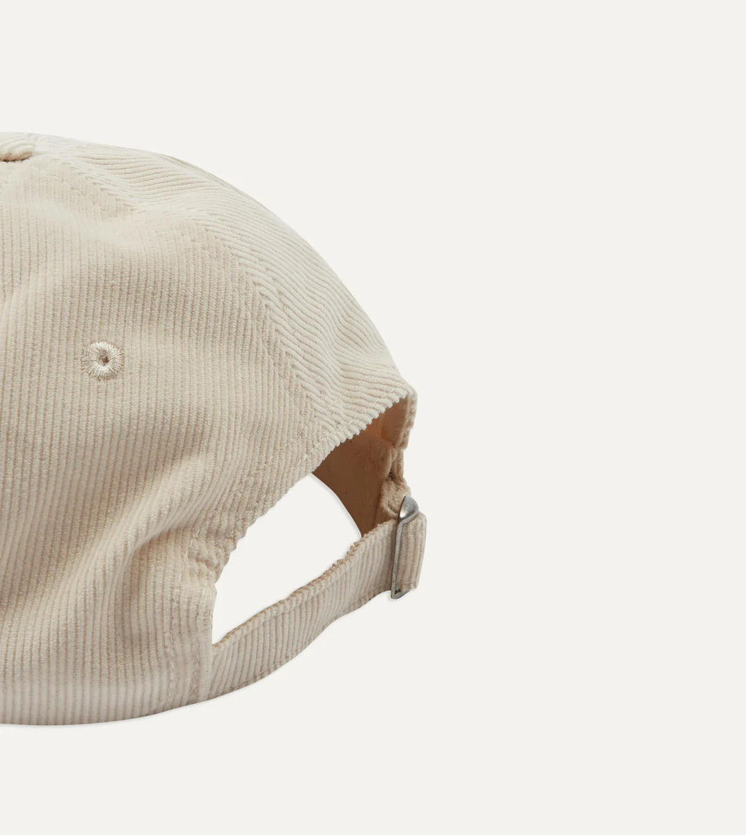 Chain-stitched Apple Baseball Cap - White